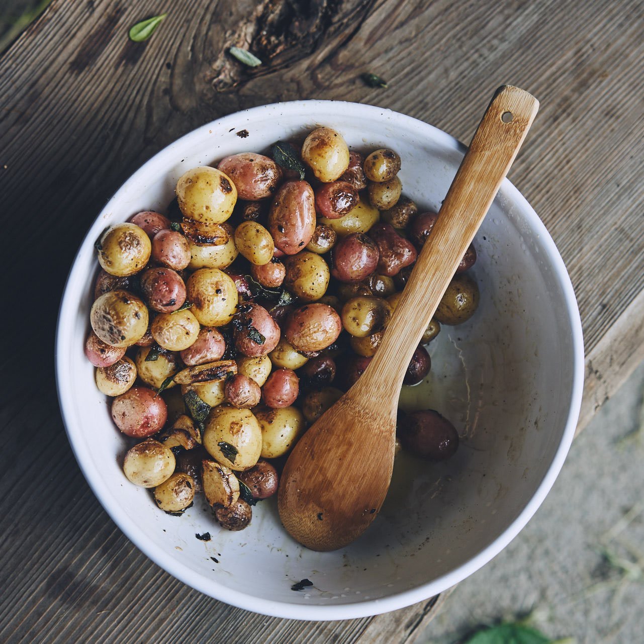 equestrian fieldside entertaining spread with new potatoes