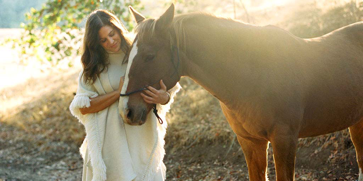 Elizabeth Goodwin Welborn and Jamie Grenough at polo event in California wine country