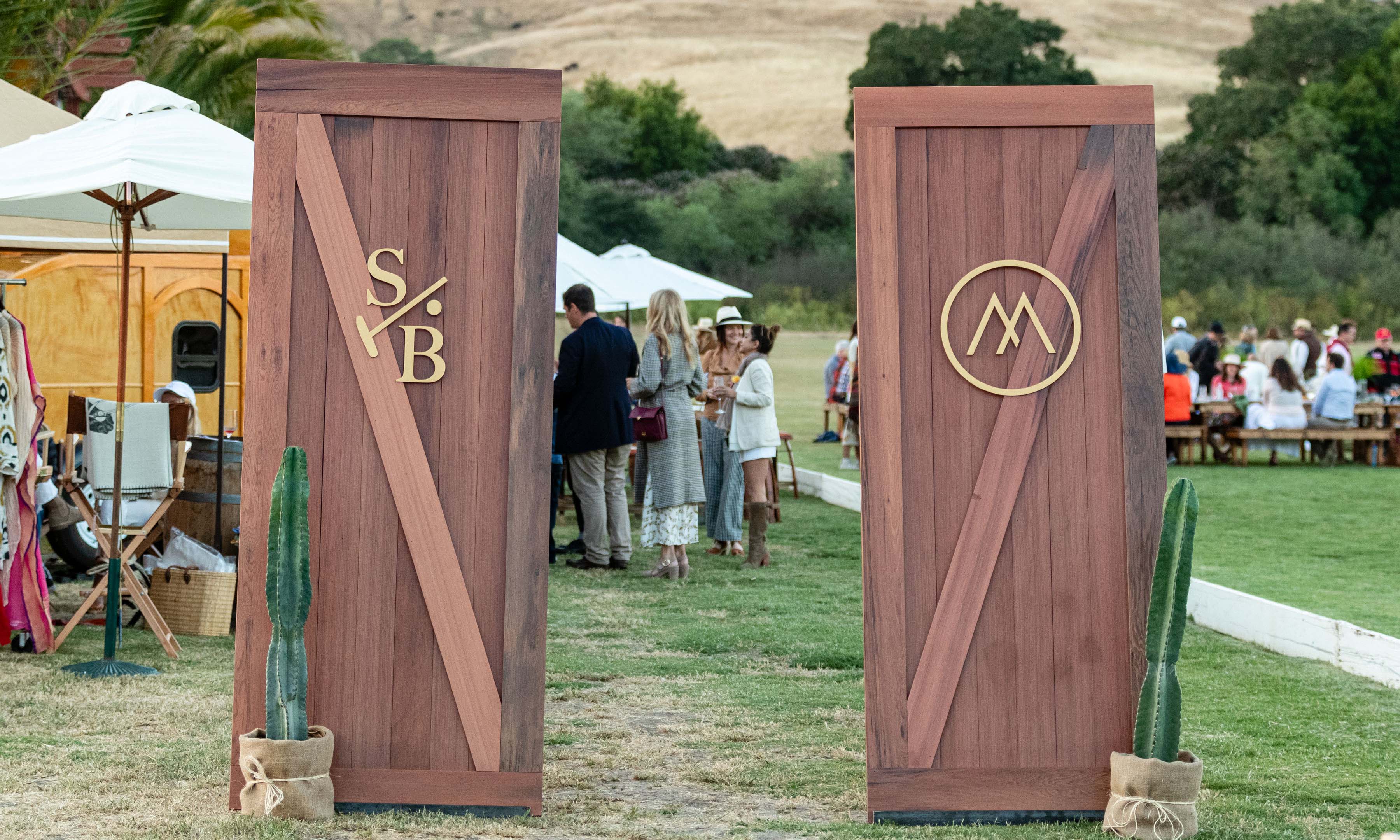 Cerro Pampa polo field Mandarina Stick and Ball dinner series event