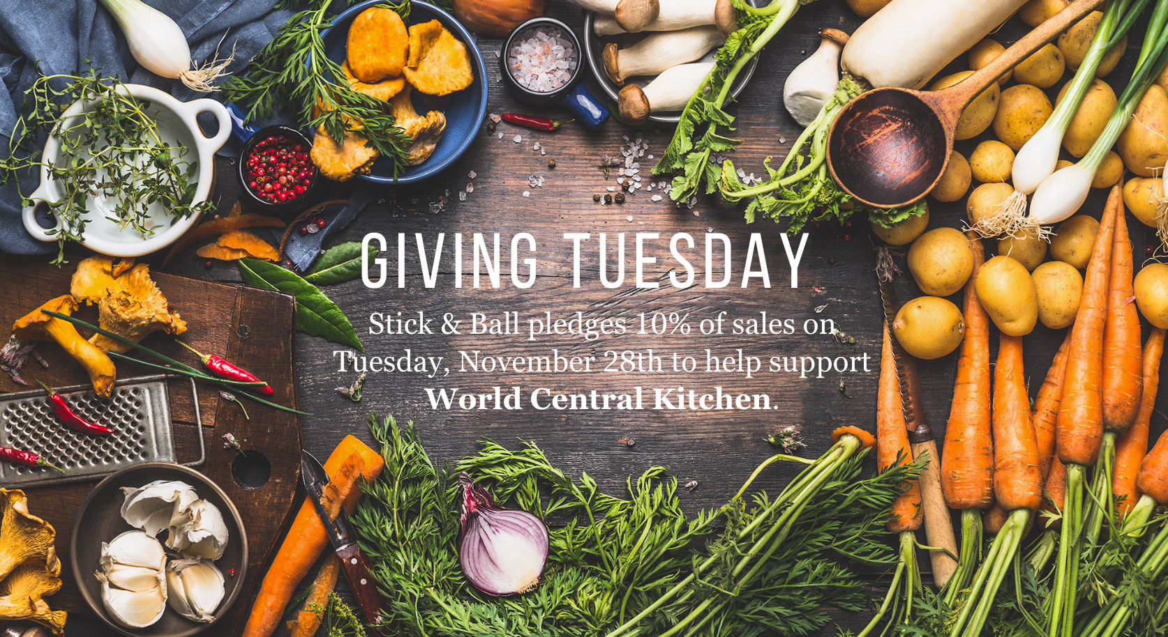 Stick and Ball Shop With Purpose Giving Tuesday sustainable luxury gifts