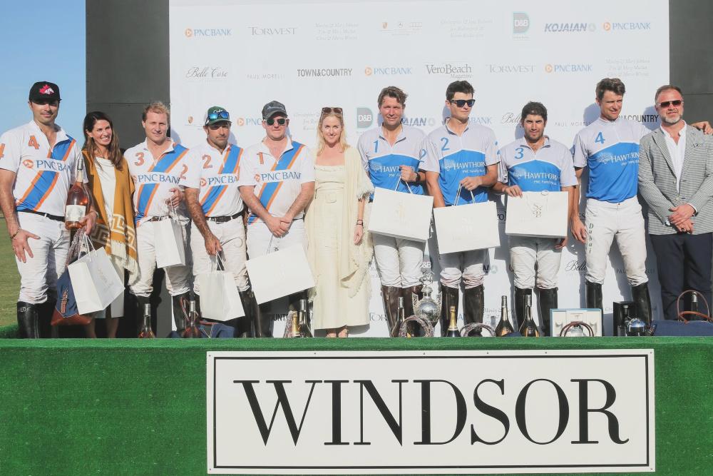 Stick and Ball sponsorship banner at Windsor Charity Polo Cup 2020