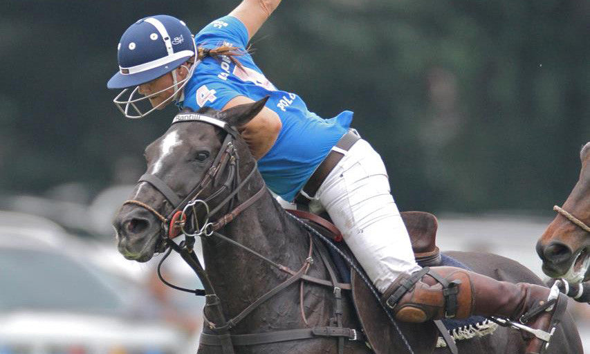 polo player Sunny Hale portrait