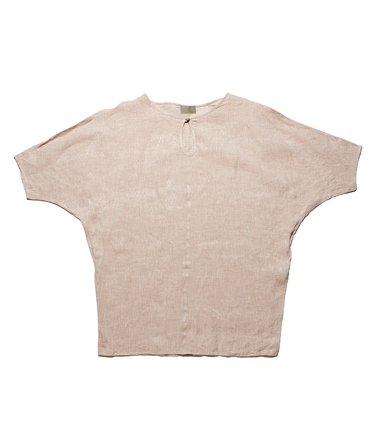 Stick & Ball-Women's Dolman Keyhole Linen Shirt | Stick & Ball-Apparel-Sand