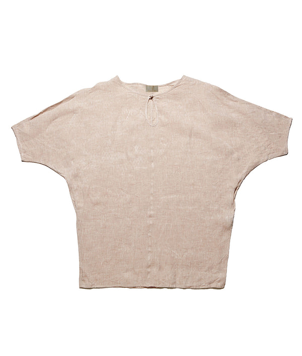 Women's Dolman Keyhole Linen Shirt | Stick & Ball