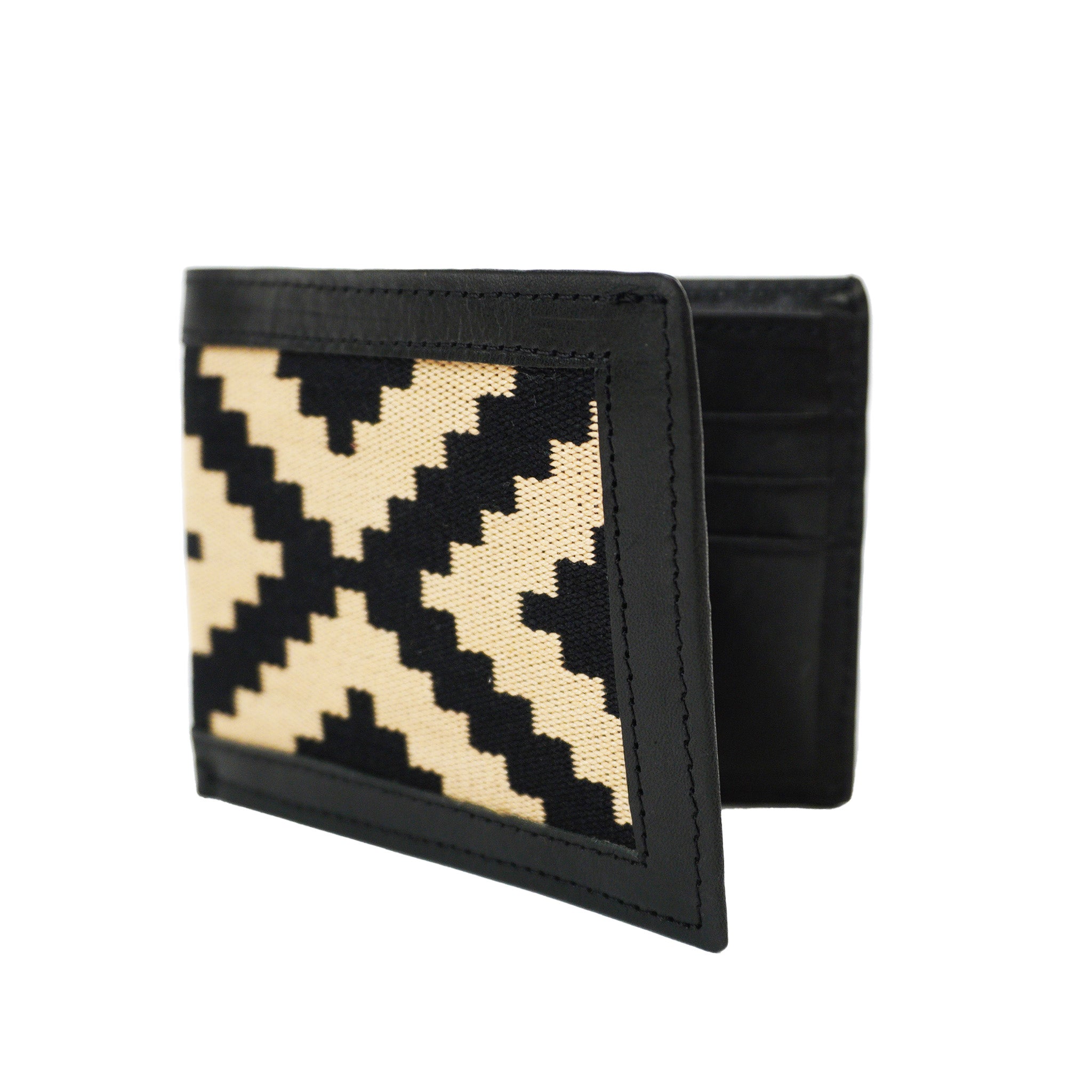 Stick & Ball-Men's Leather & Woven Wallet-Accessory-