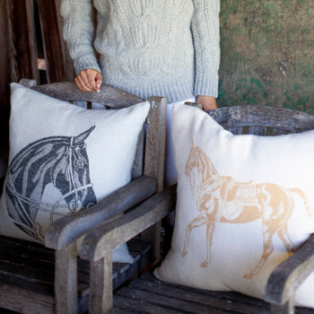 Stick & Ball-Stick & Ball Polo Pony Pillow-Home Decor-