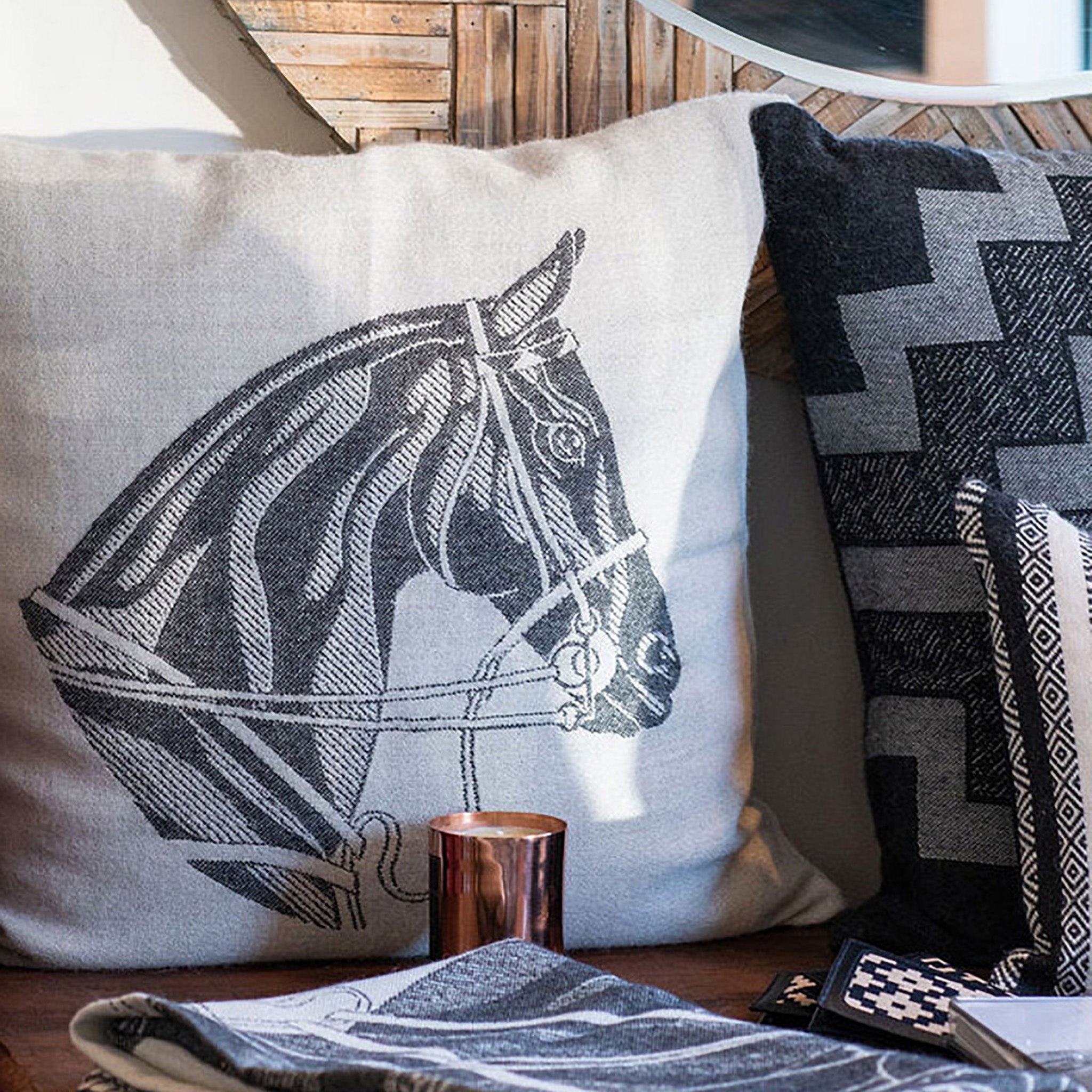 Stick & Ball-Stick & Ball Horse Head Pillow-Home Decor-