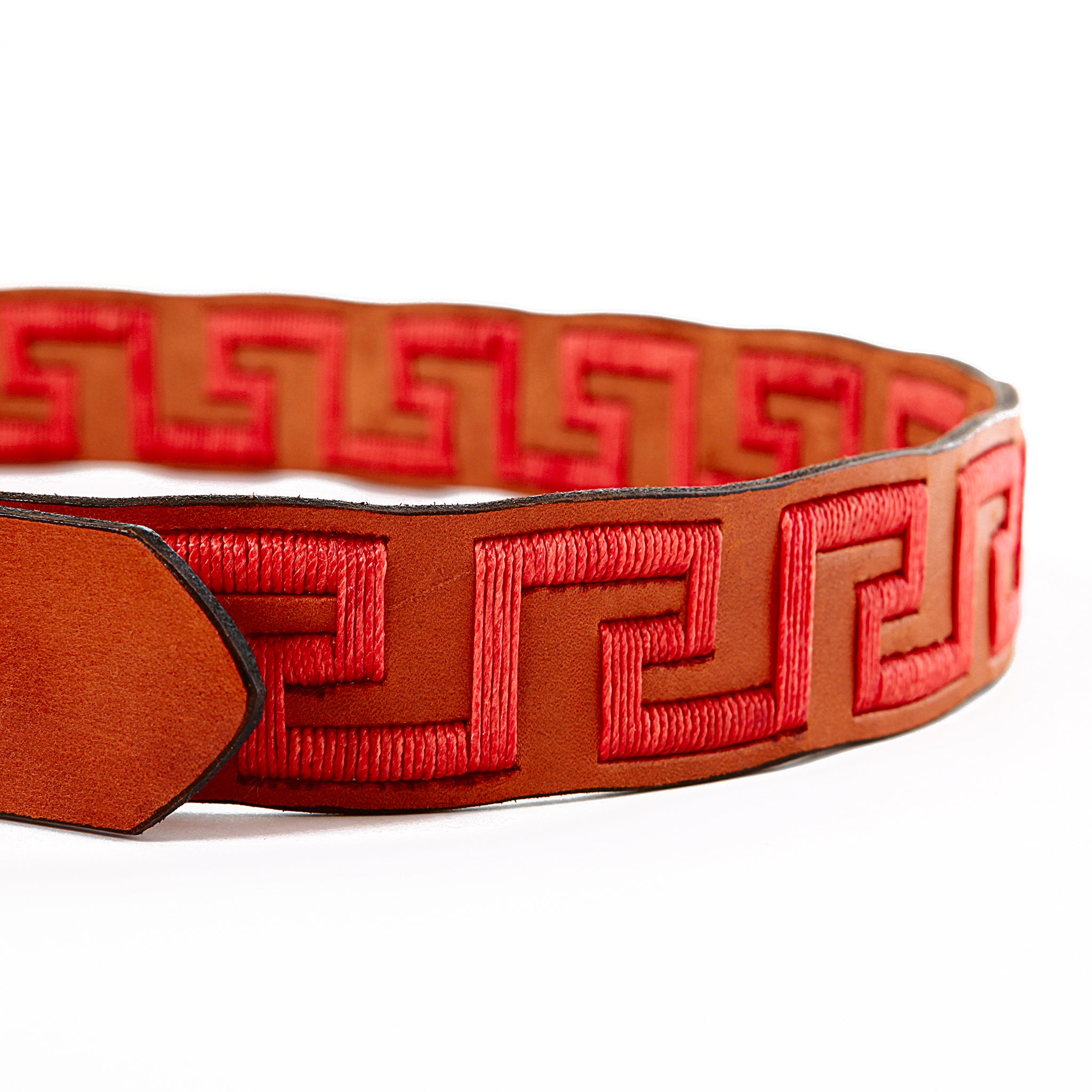stick-and-ball-accessories-leather-belt-inca-polo-belt-tan-with-coral-stitch-details