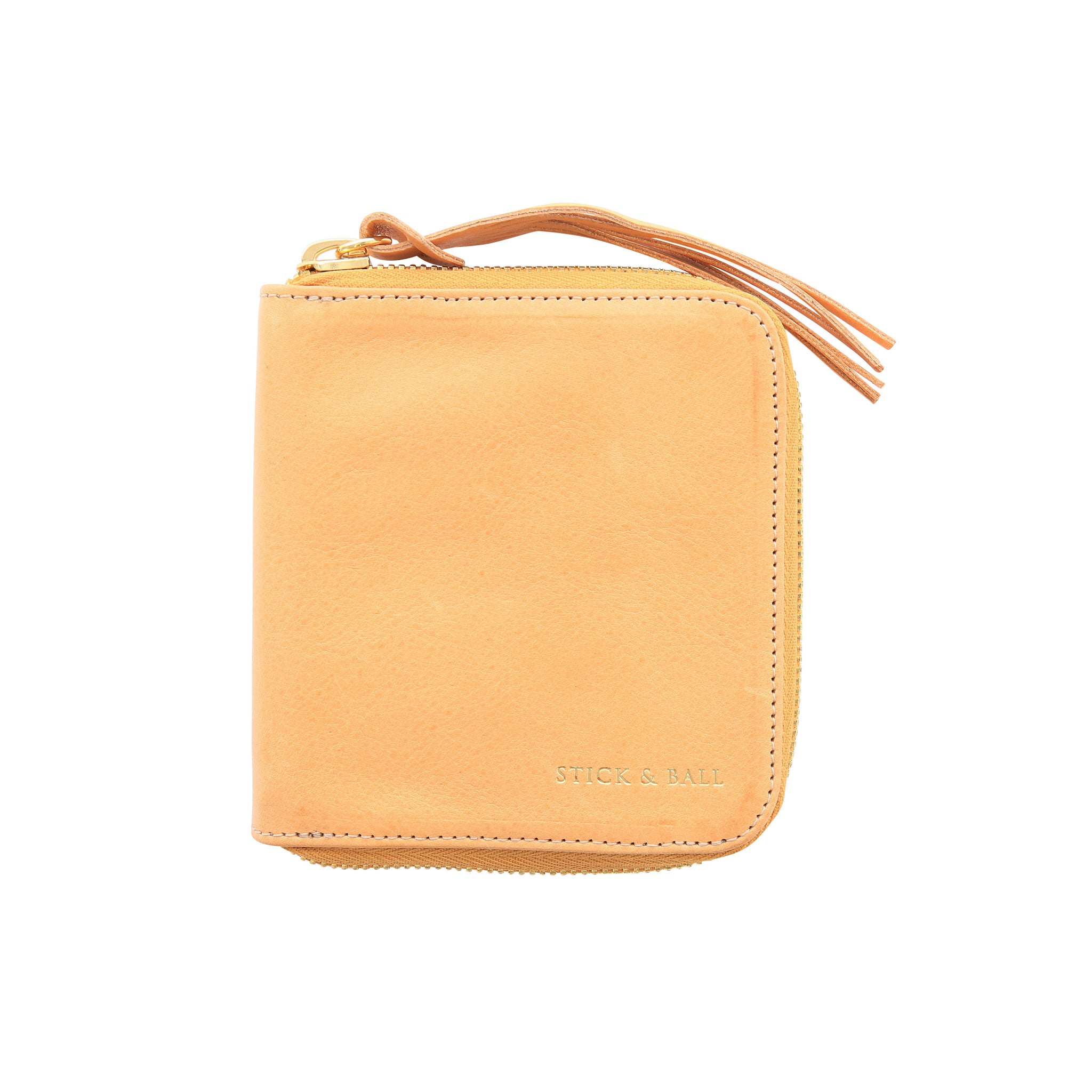 Stick & Ball-Mini Zip Wallet-Accessory-Tan