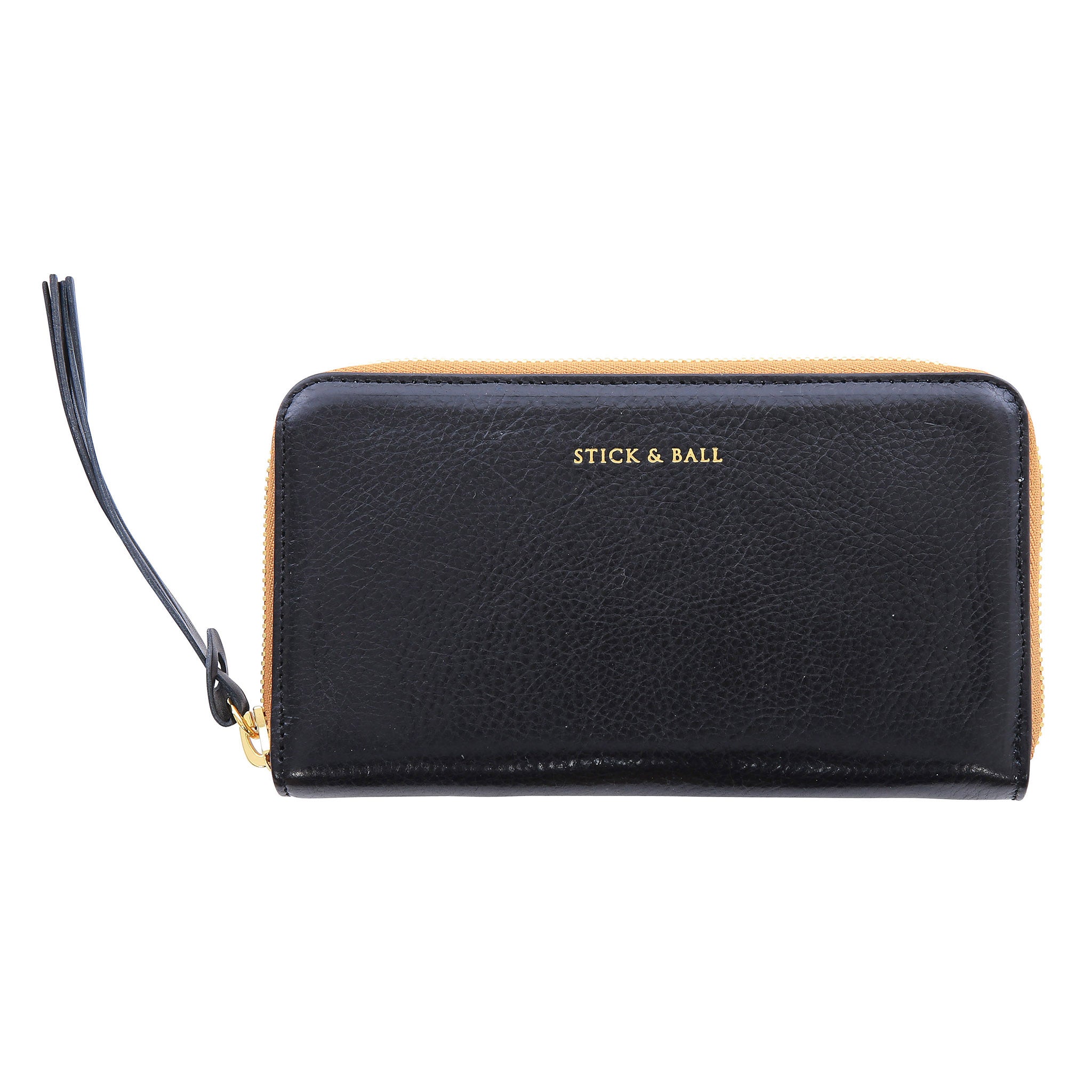 Stick & Ball-Stick & Ball Zip / Clutch Wallet-Accessory-Black