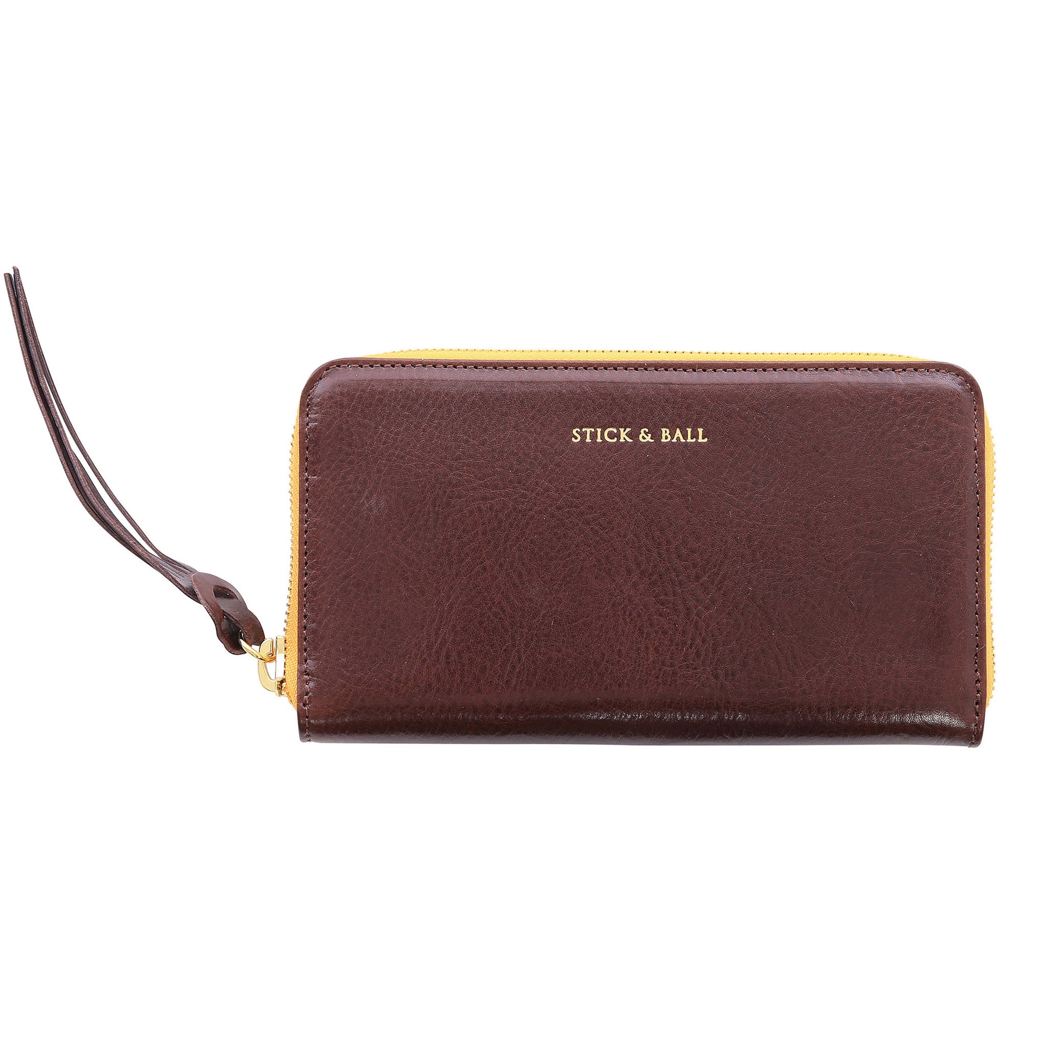 Stick & Ball-Stick & Ball Zip / Clutch Wallet-Accessory-Espresso