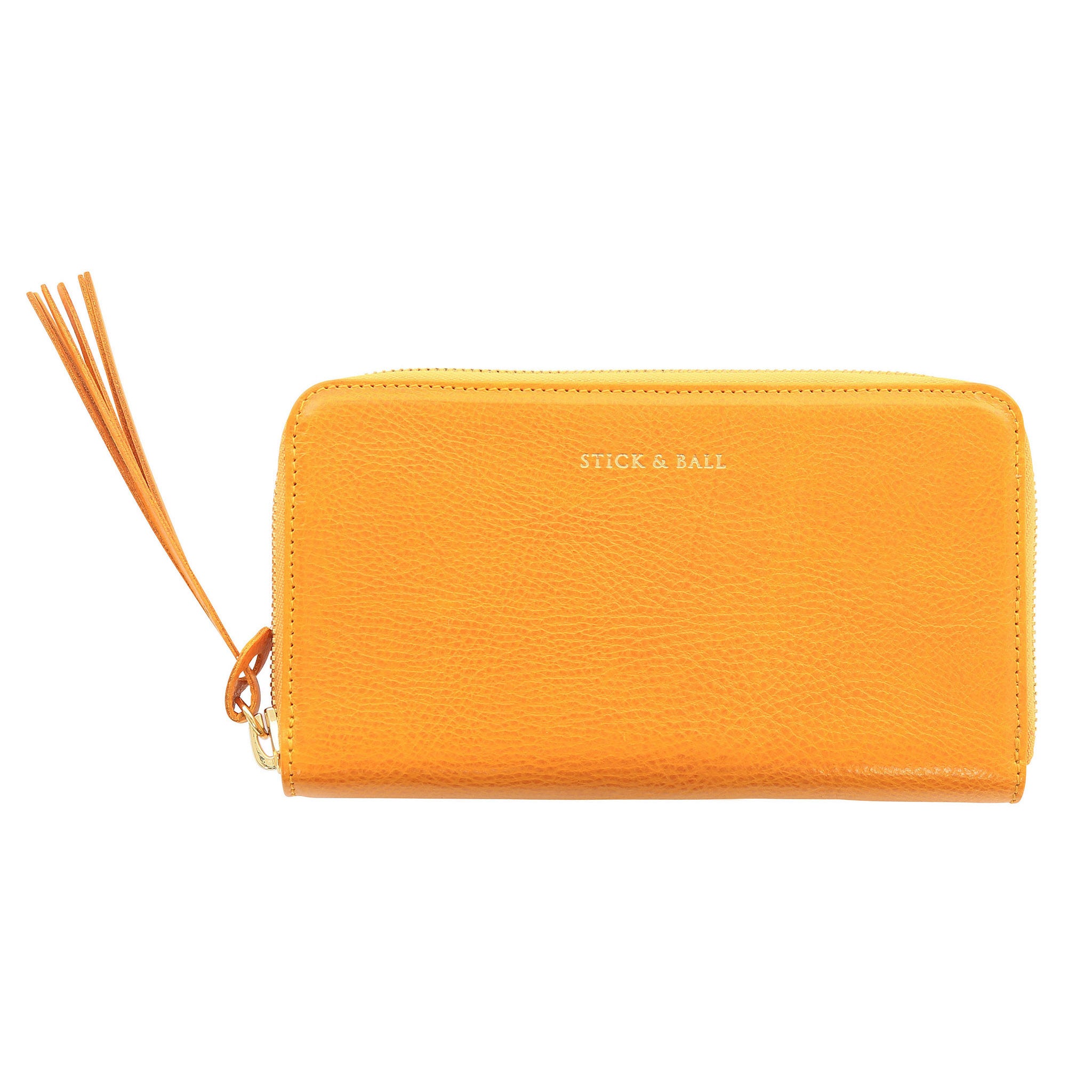 Stick & Ball-Stick & Ball Zip / Clutch Wallet-Accessory-Mustard