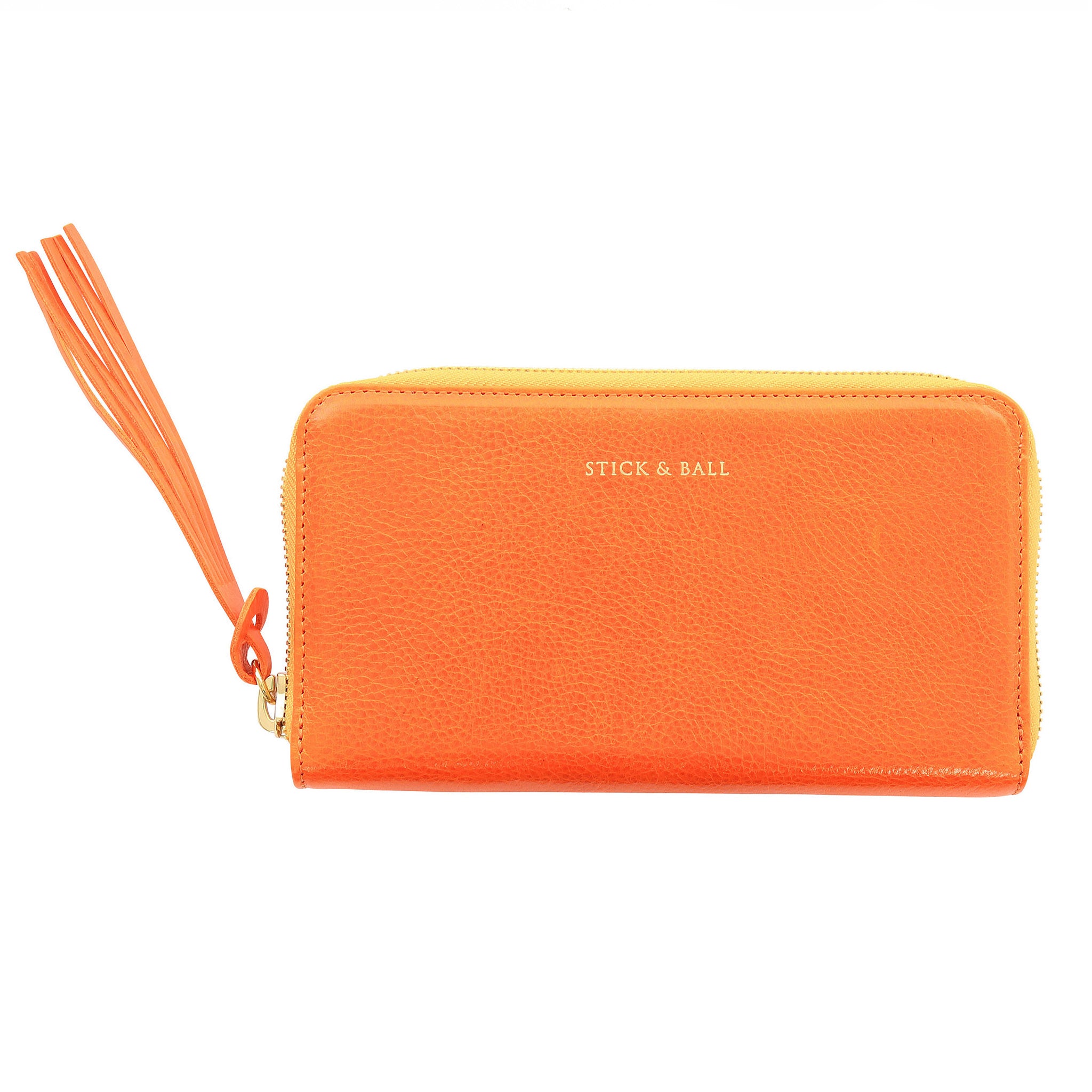 Stick & Ball-Stick & Ball Zip / Clutch Wallet-Accessory-Orange