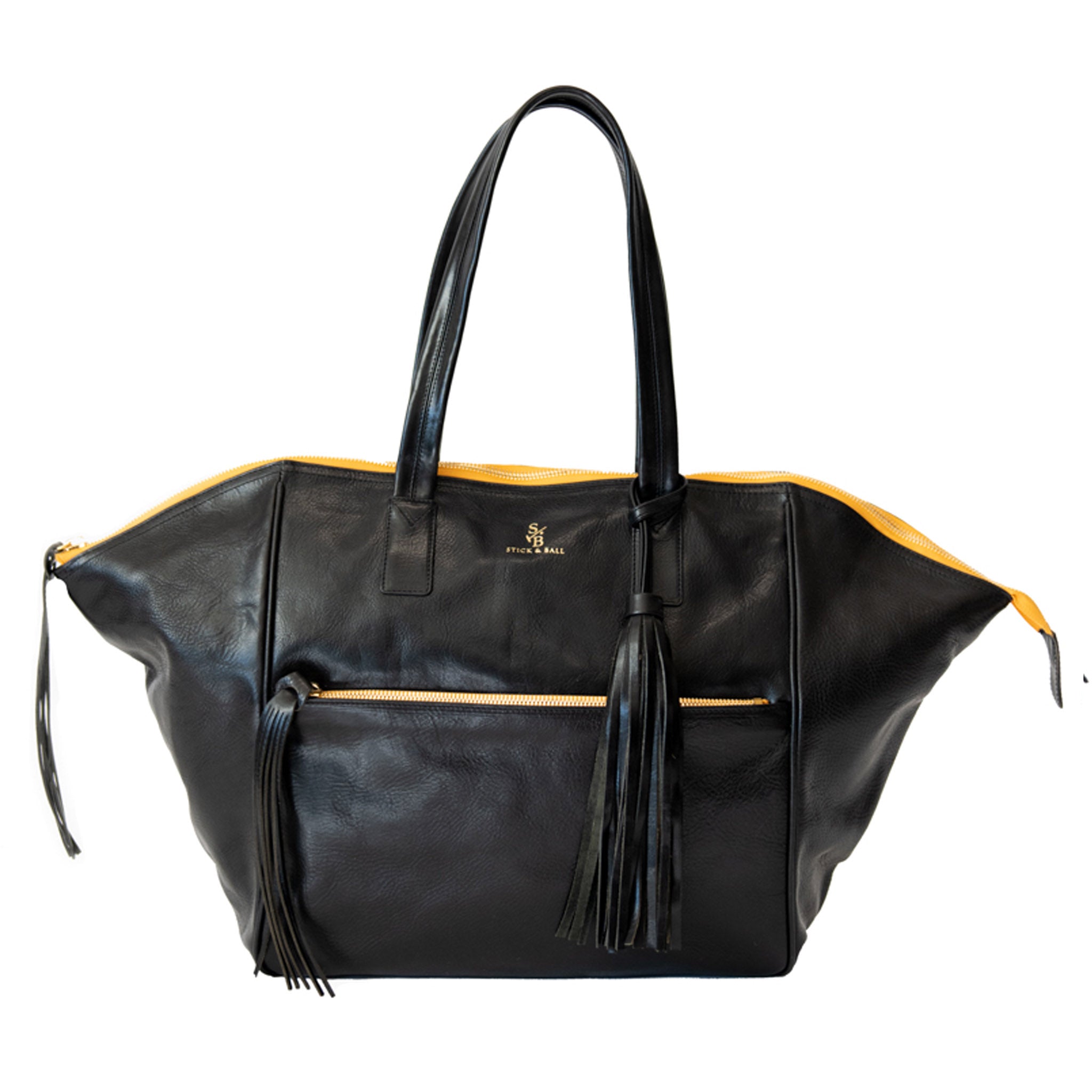 Stick & Ball-Leather Palermo Soho Bag-Accessory-Black