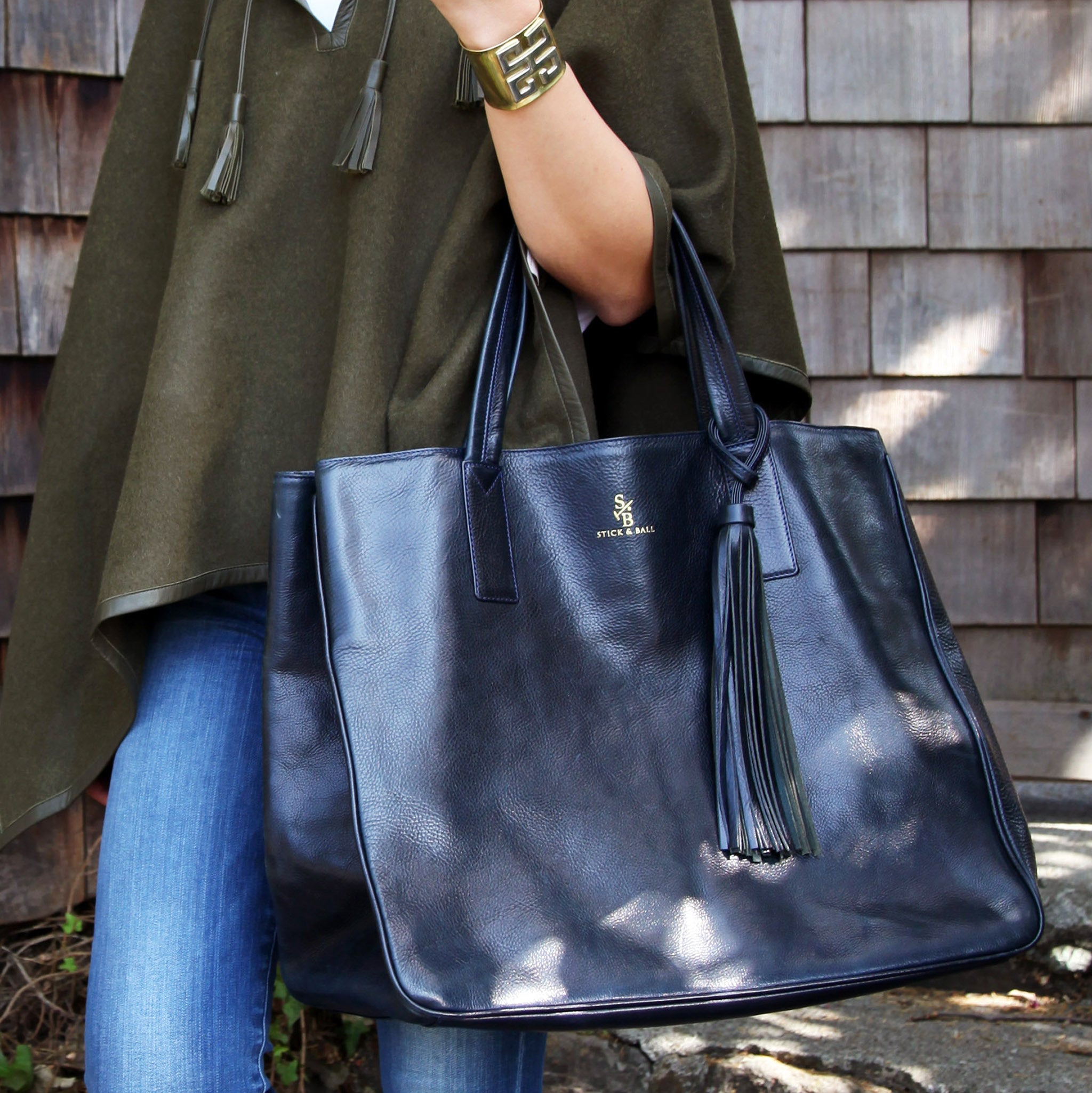 Stick & Ball-Leather Wellington Weekender-Accessory-