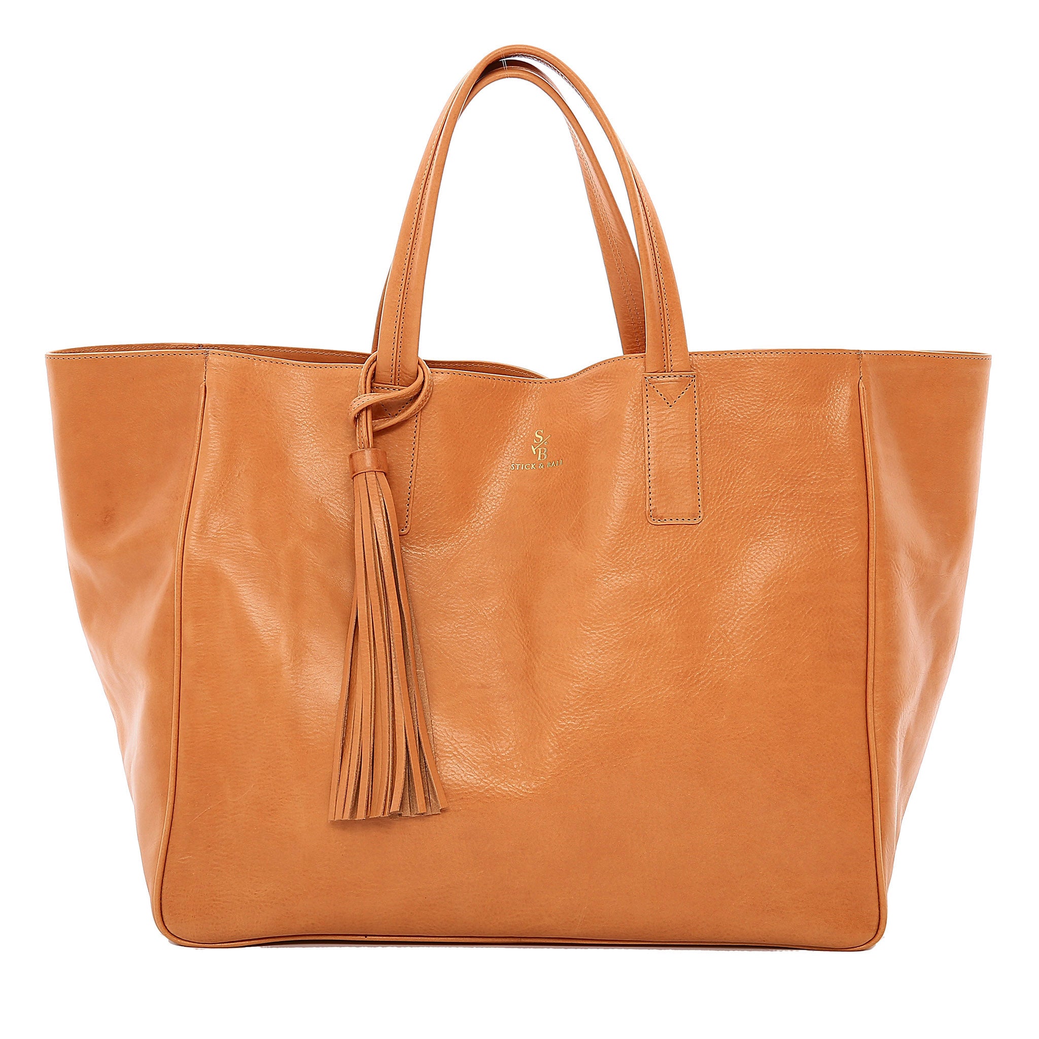 Stick & Ball-Leather Wellington Weekender-Accessory-Tan