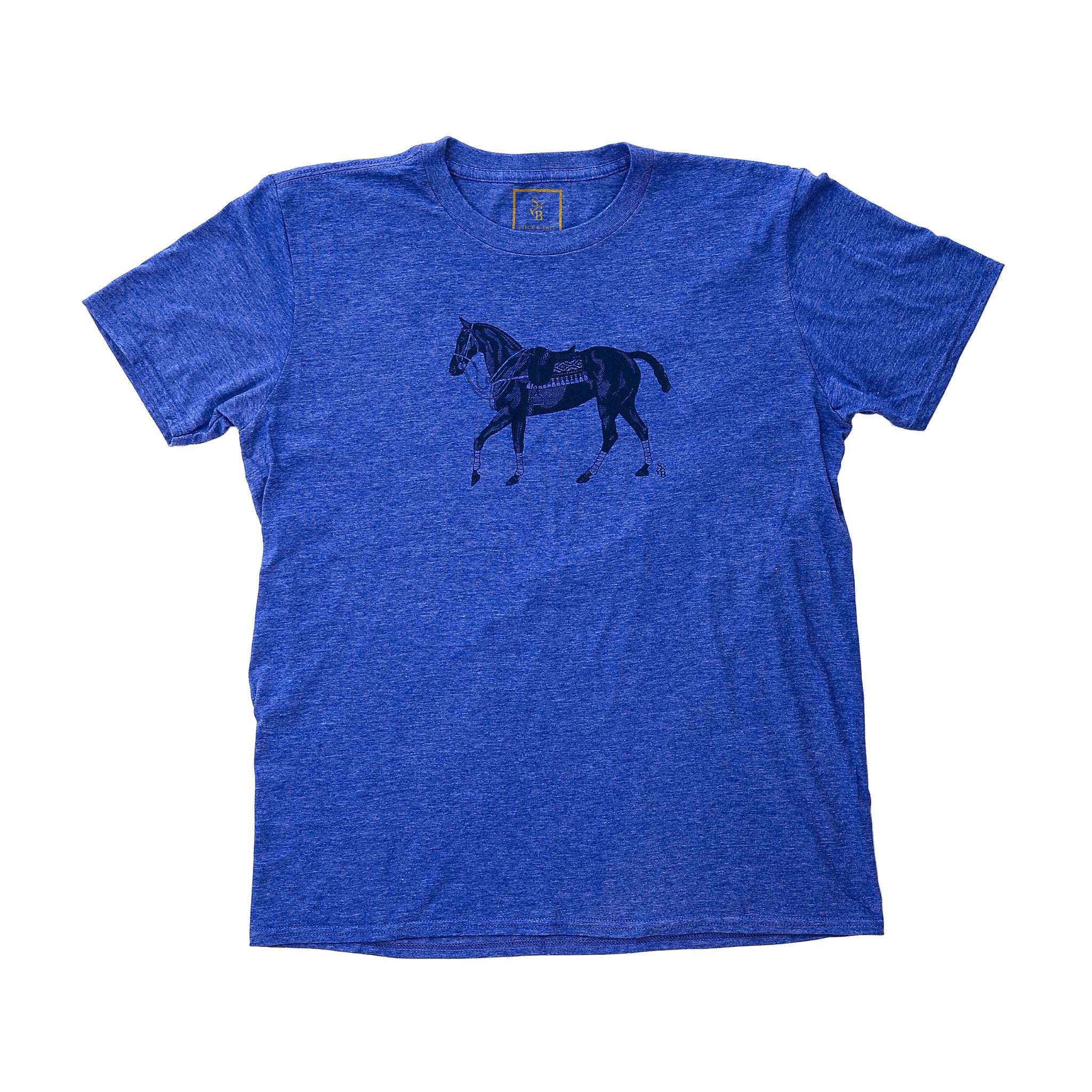 Stick & Ball-Polo Pony T-shirt - Men's-Apparel-Blue