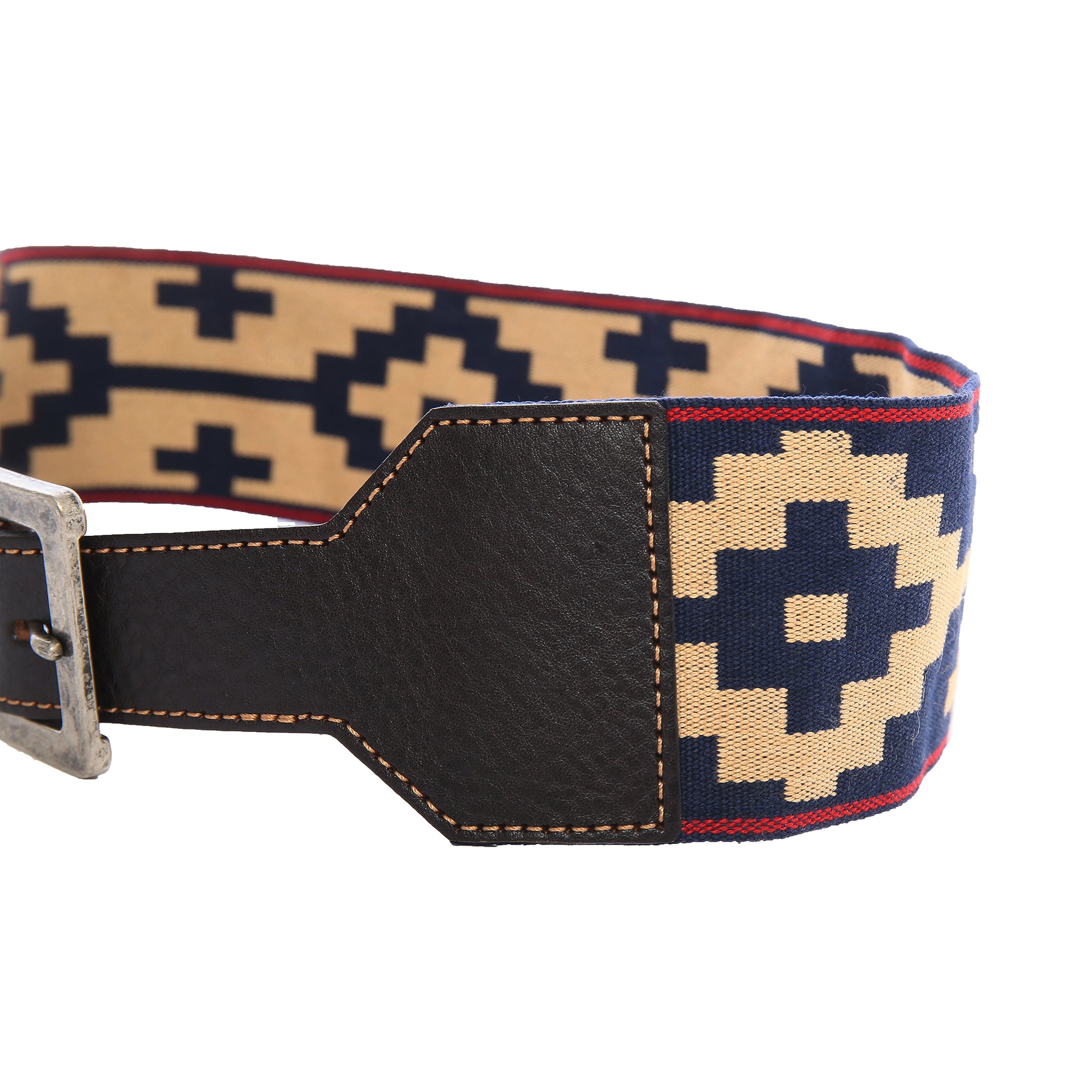 Stick & Ball-Woven Pampa Belt w/ Leather Cinch-Accessory-