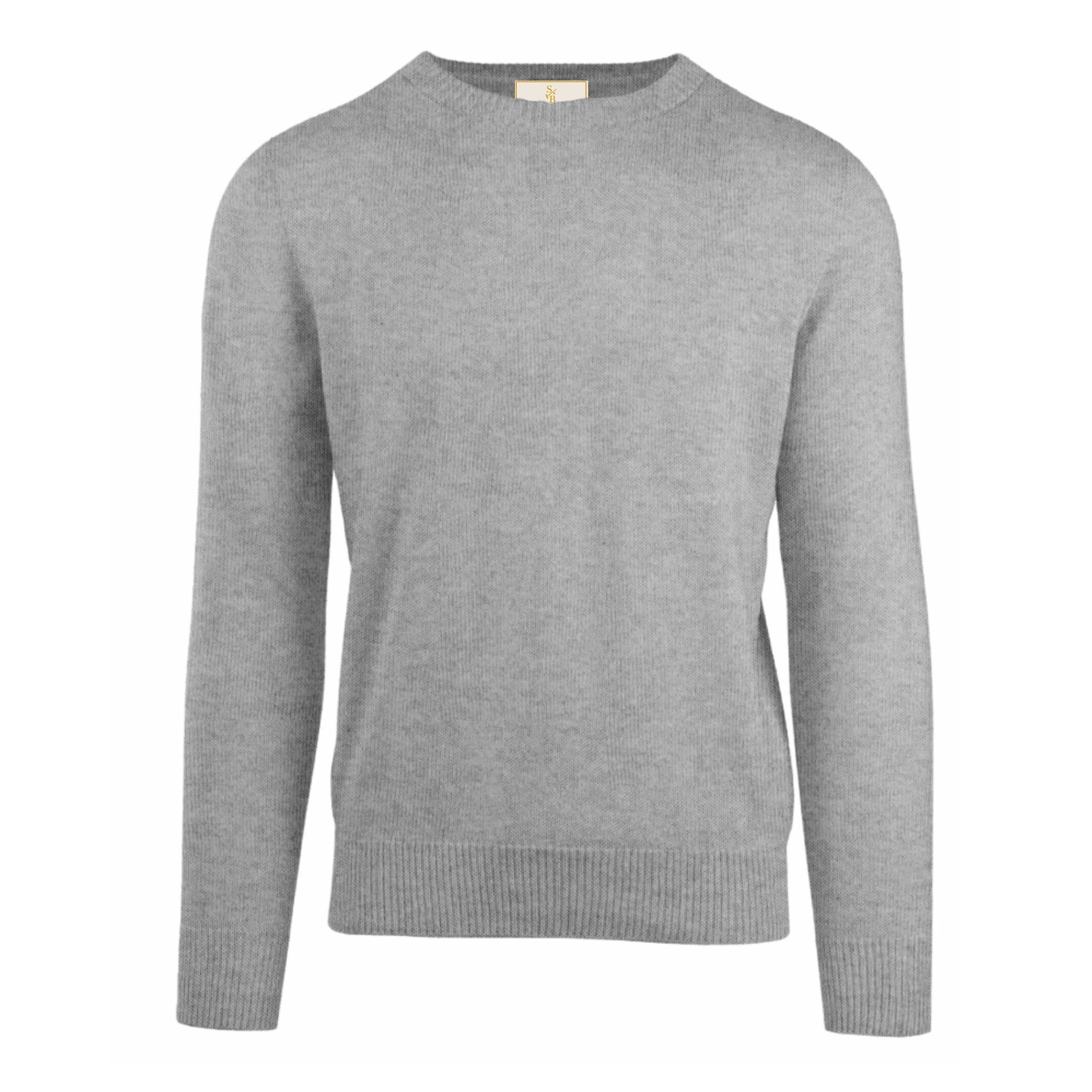 Gray sweater on a white background