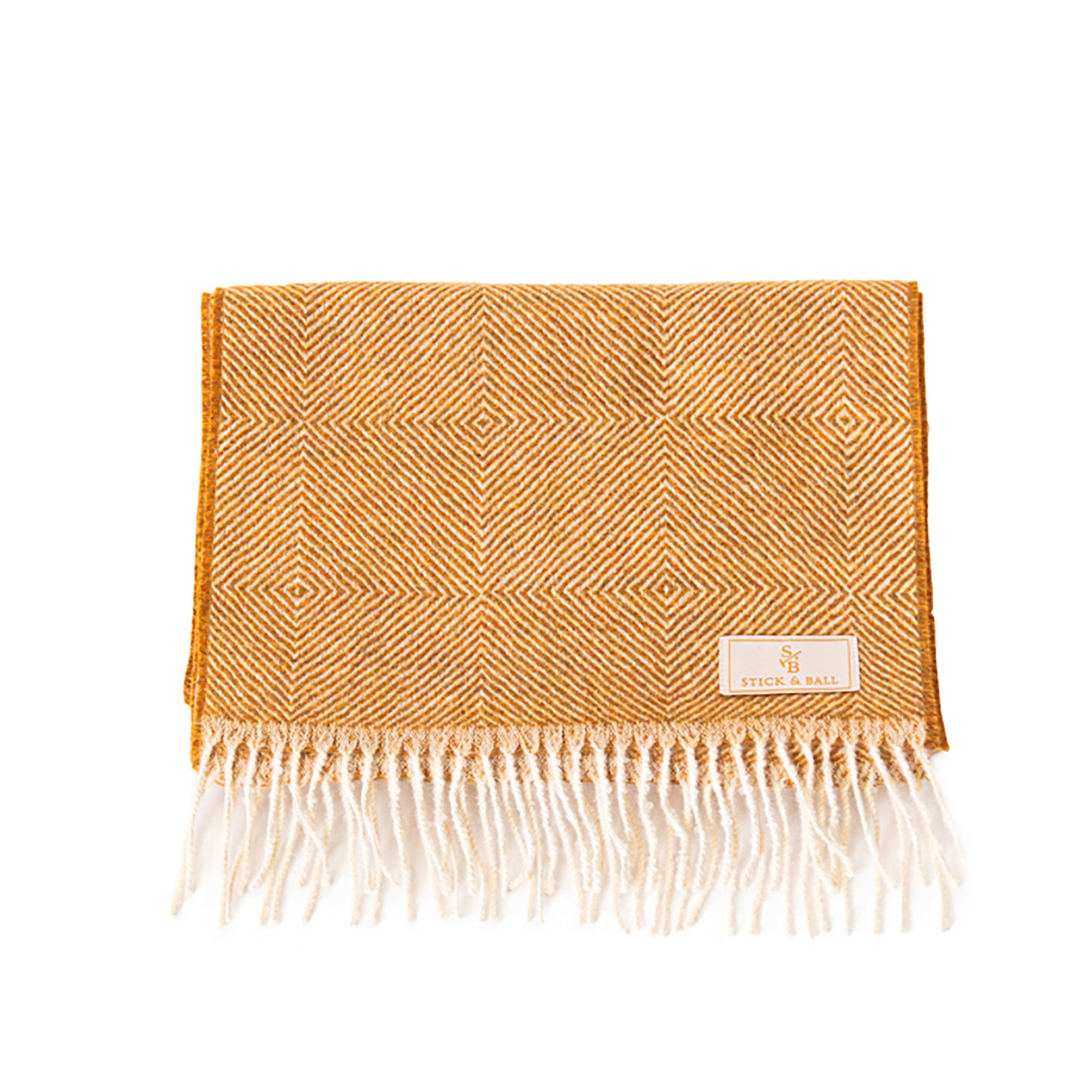 stick-and-ball-alpaca-diamond-motif-scarf-mustard-yellow