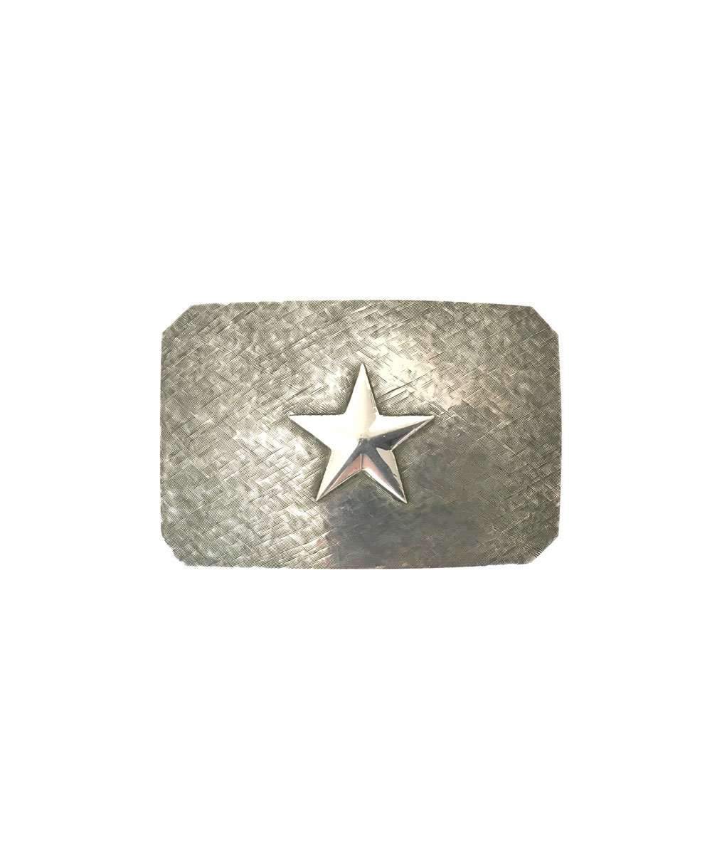 Stick & Ball-Belt Buckle | Brushed Sterling Silver Star | Stick & Ball-Accessory-Brushed Silver Star