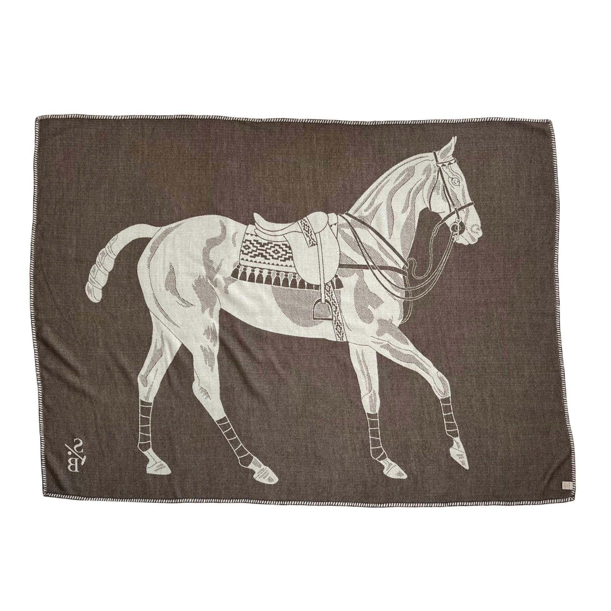 Stick & Ball-Stick & Ball Polo Pony Throw-Home Decor-