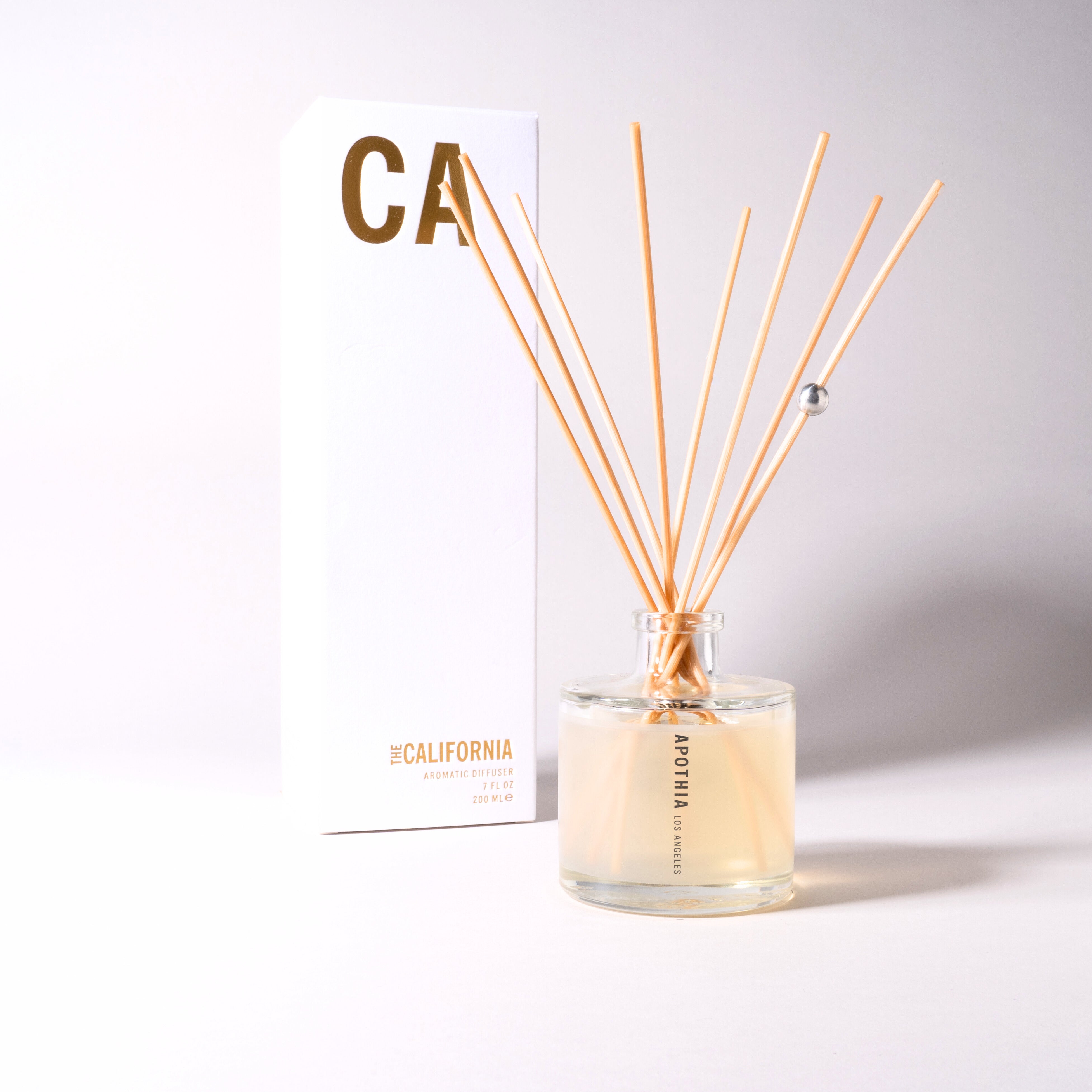 Stick & Ball-The California Exotic White Flowers x Vibrant Green Leaves Diffuser-Home Decor-Default