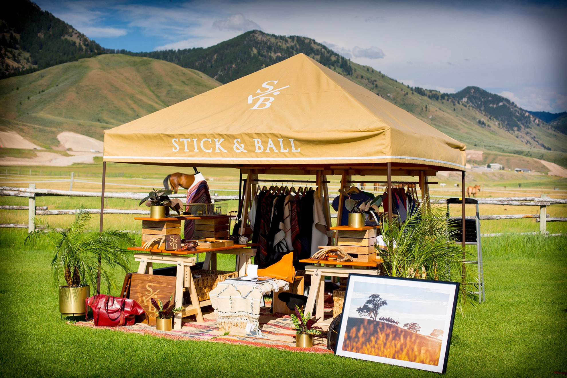 Stick and Ball Tent