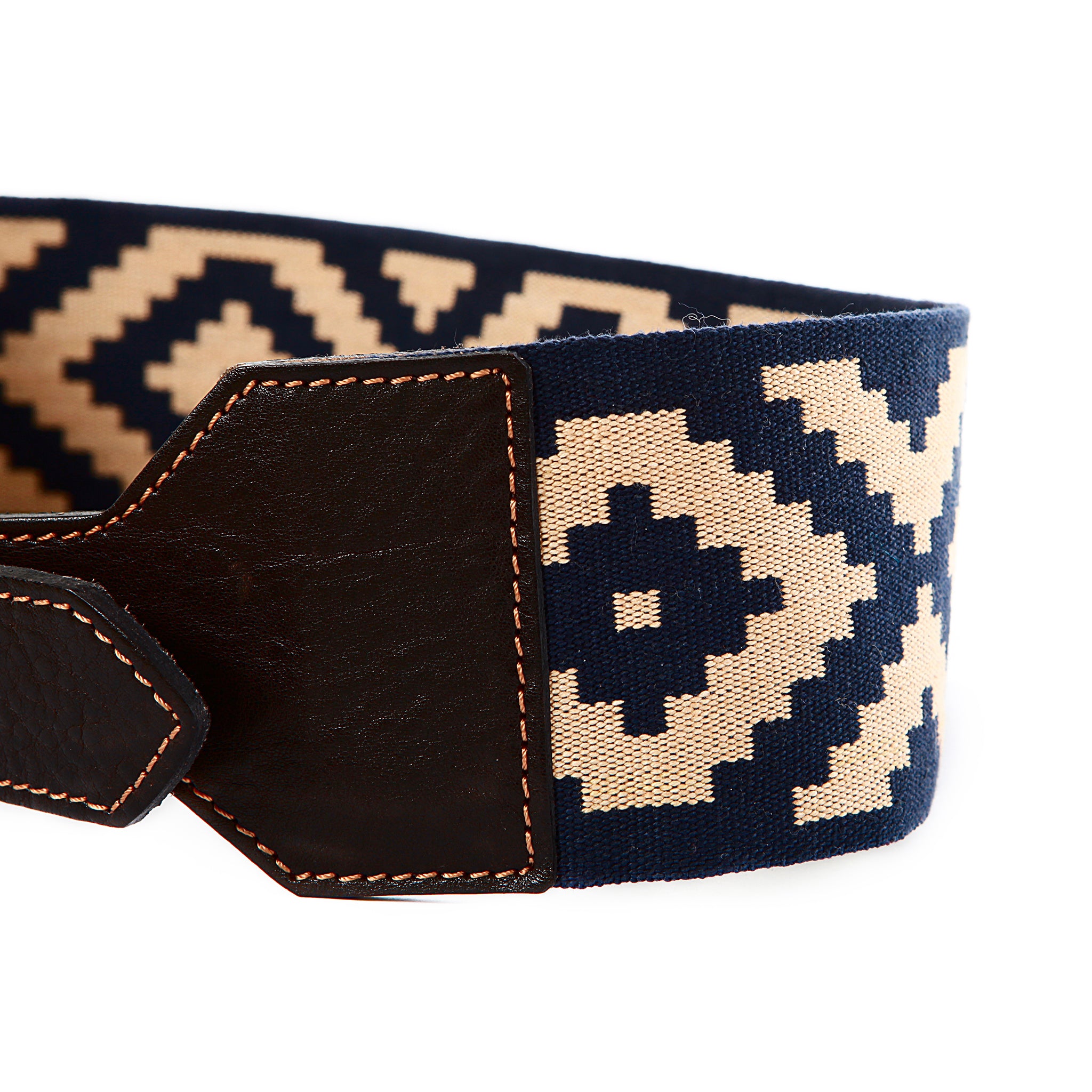 Stick & Ball-Woven Pampa Belt w/ Leather Cinch-Accessory-