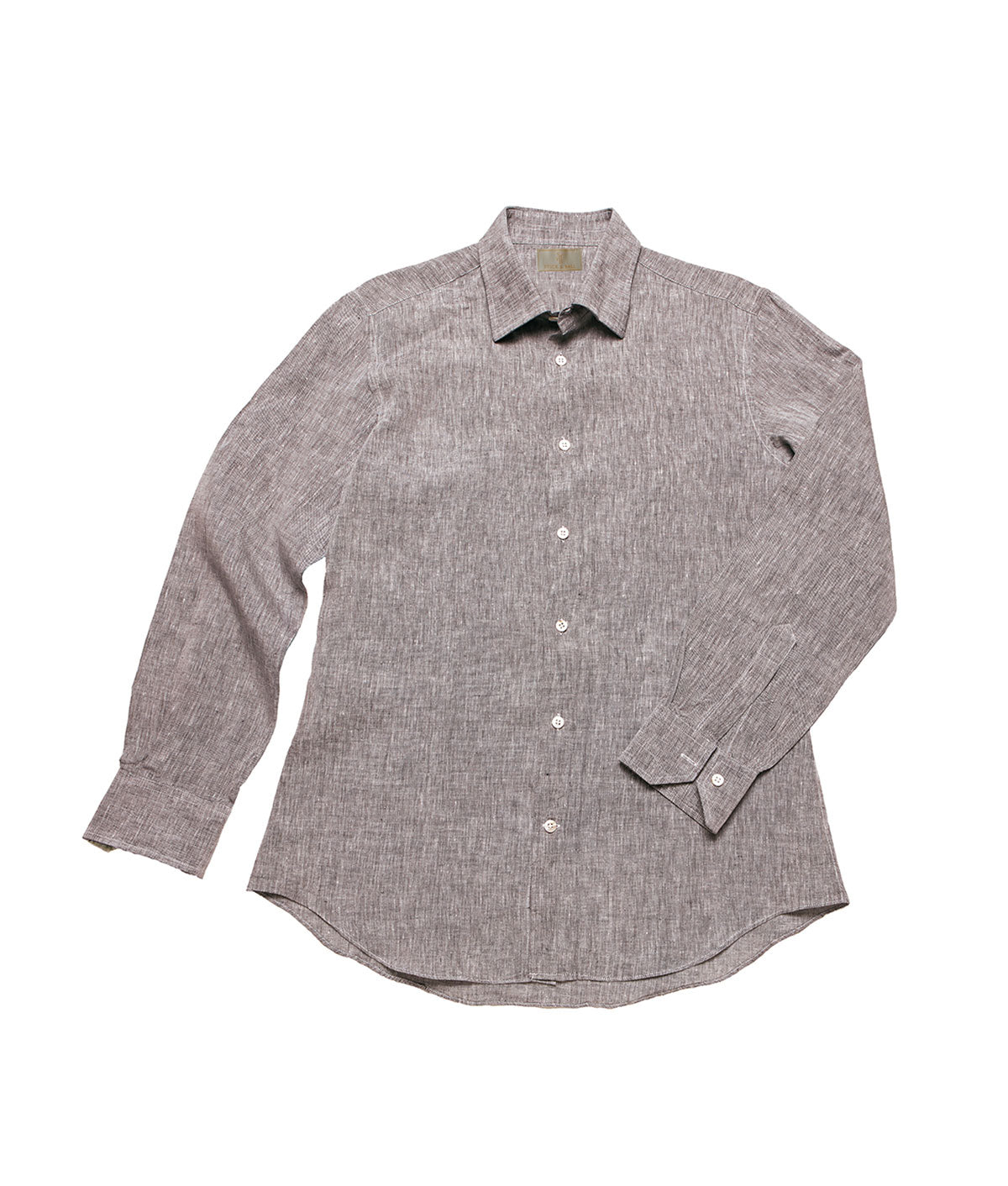 Stick & Ball-Unisex Euroflax Linen Button Down-Apparel-Charcoal