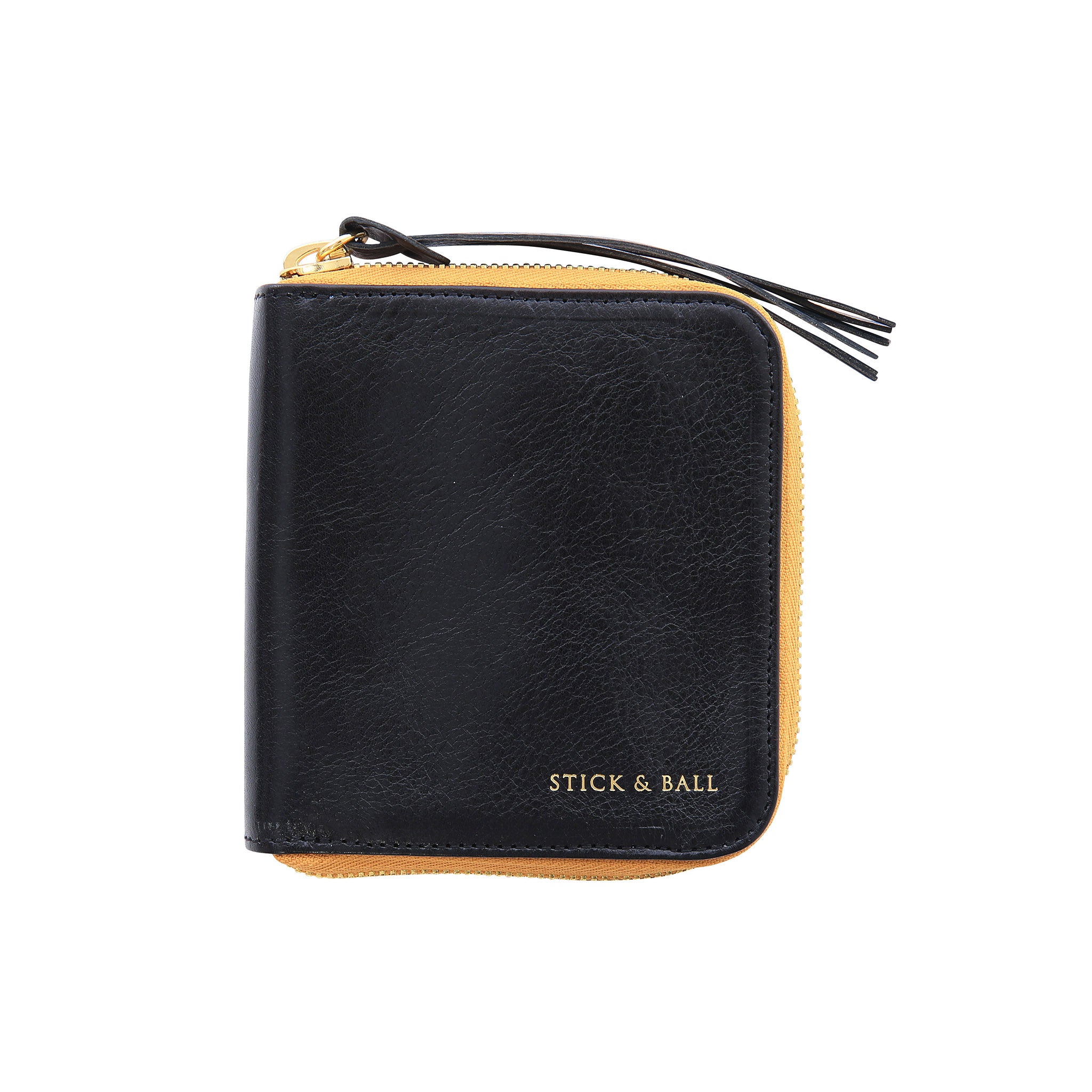 Stick & Ball-Mini Zip Wallet-Accessory-Black