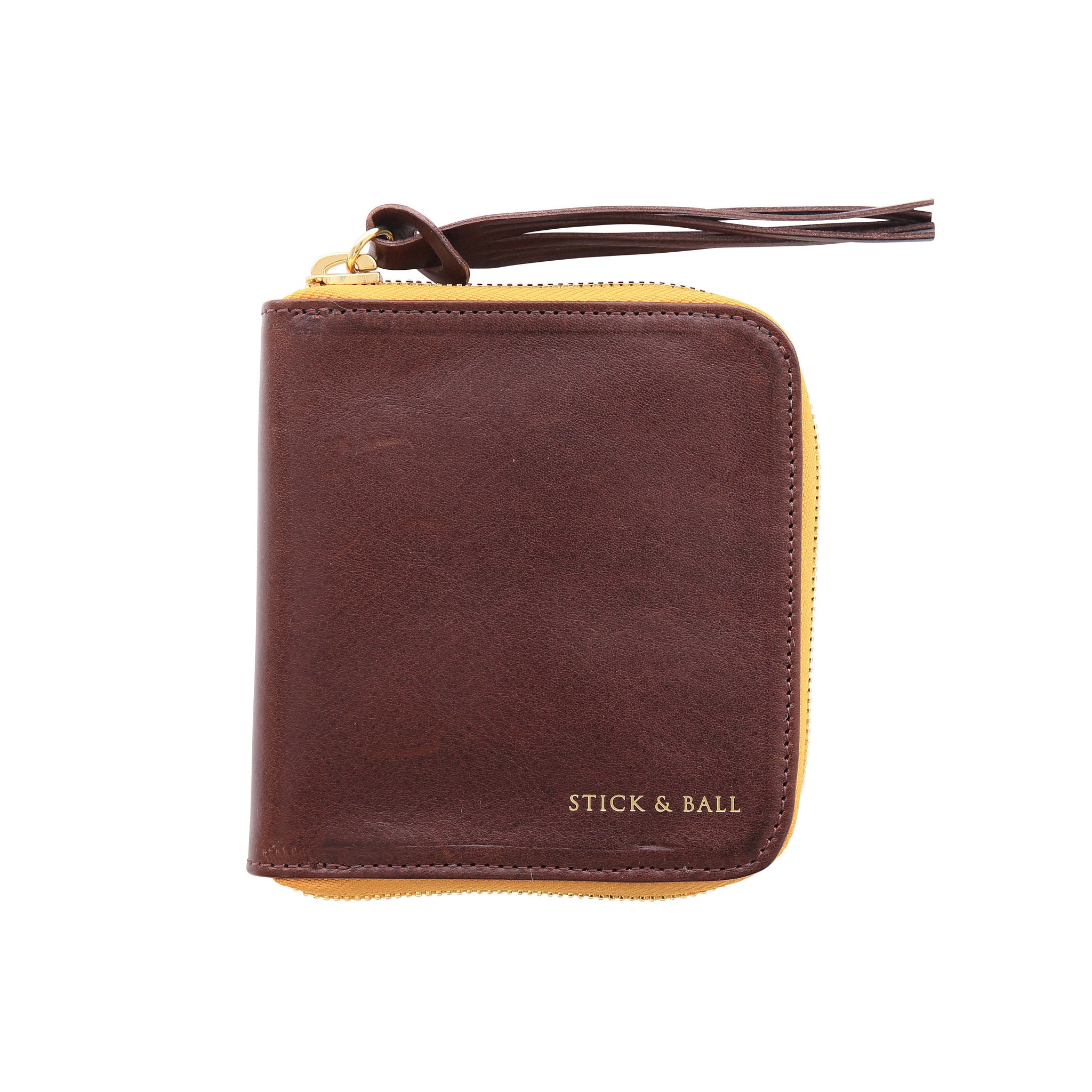 Stick & Ball-Mini Zip Wallet-Accessory-Espresso