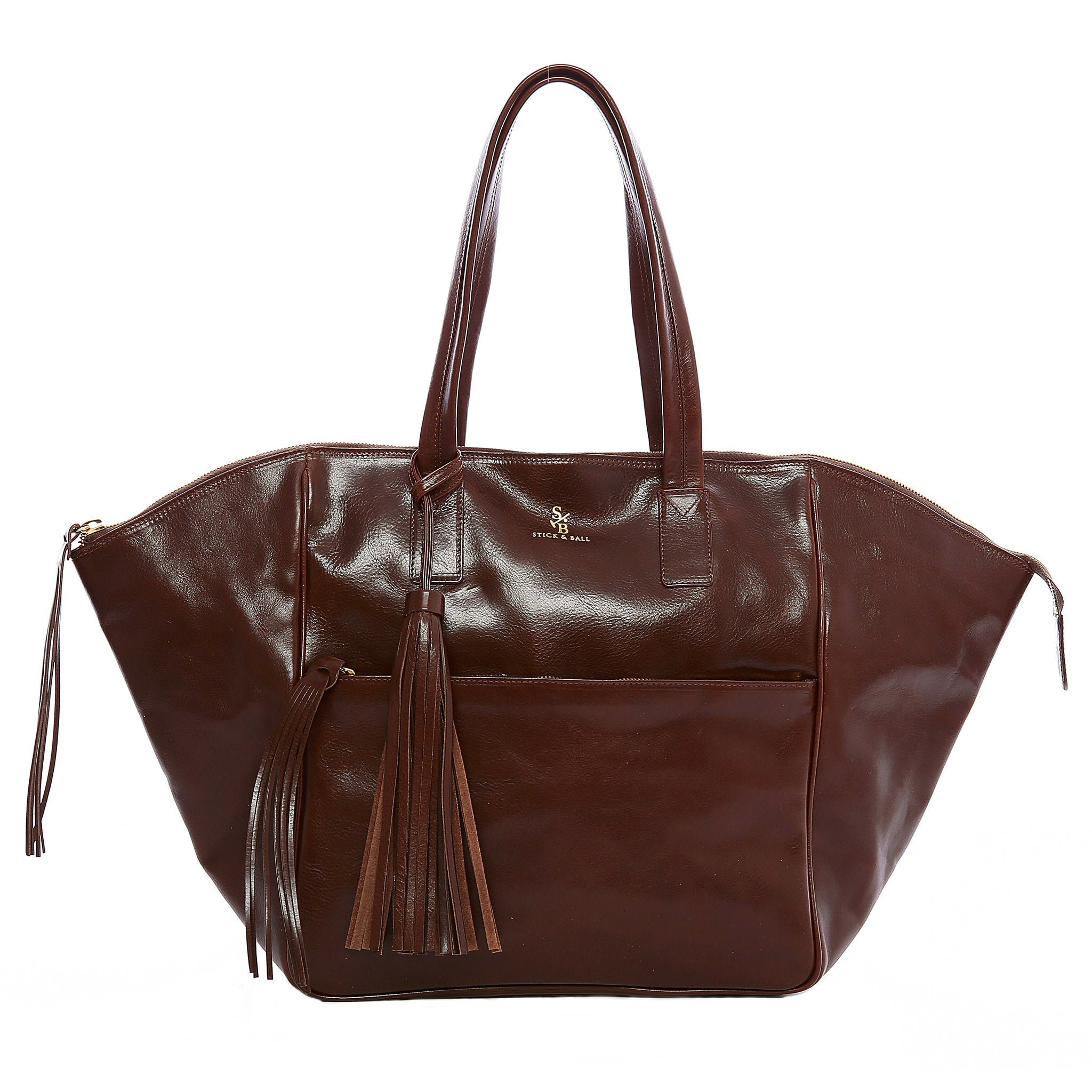 Stick & Ball-Leather Palermo Soho Bag-Accessory-Espresso