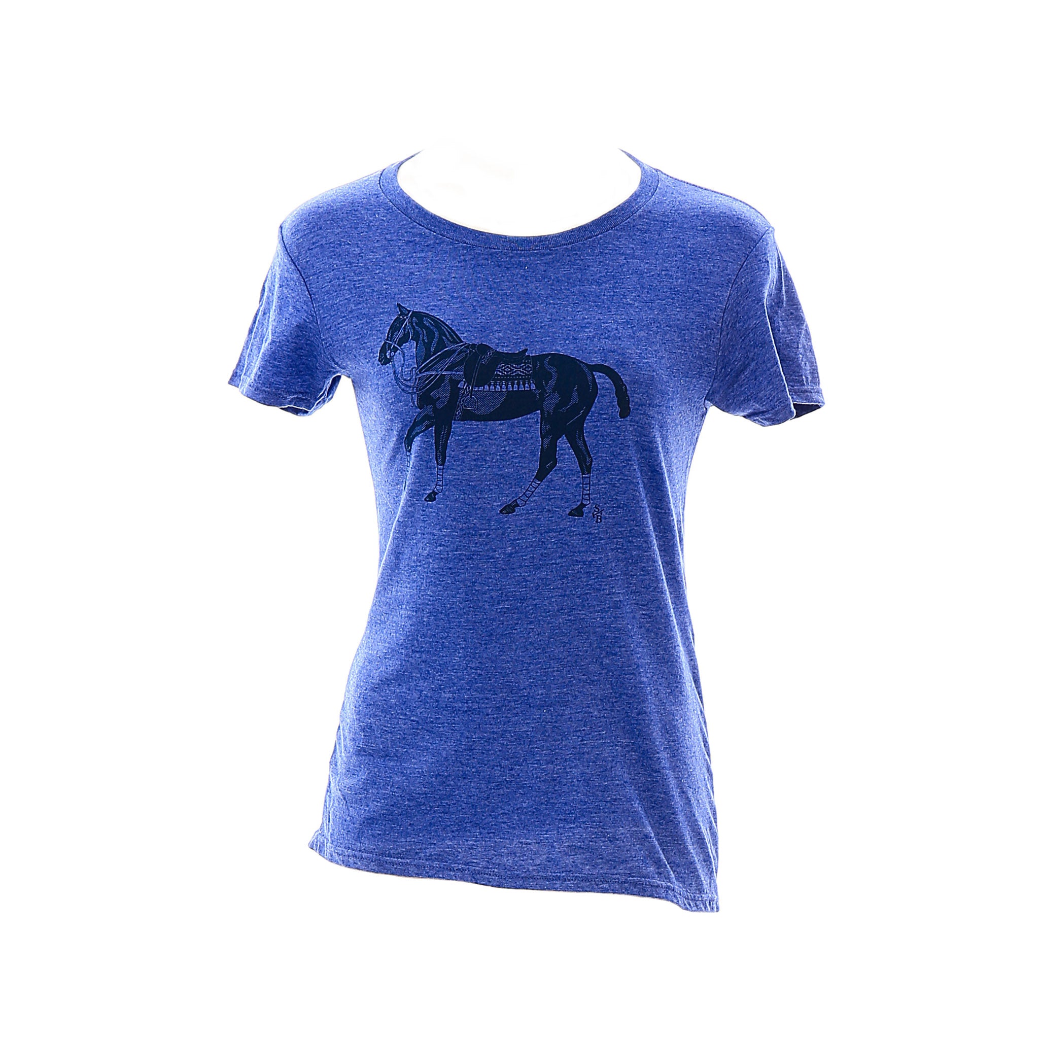 Stick & Ball-Polo Pony T-shirt - Women's-Apparel-Blue