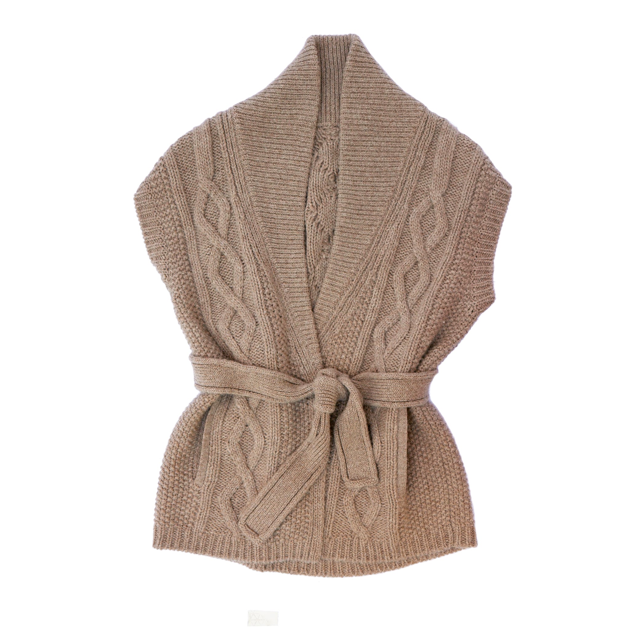 Stick & Ball-Santa Ynez Sleeveless Cardigan-