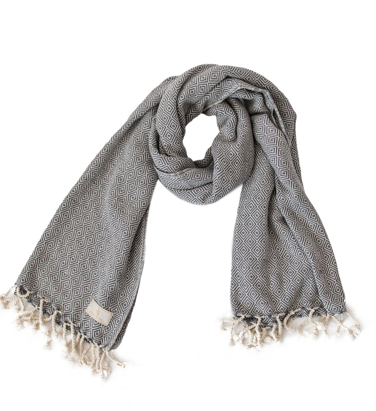 stick-and-ball-accessory-cotton-diamond-scarf-black