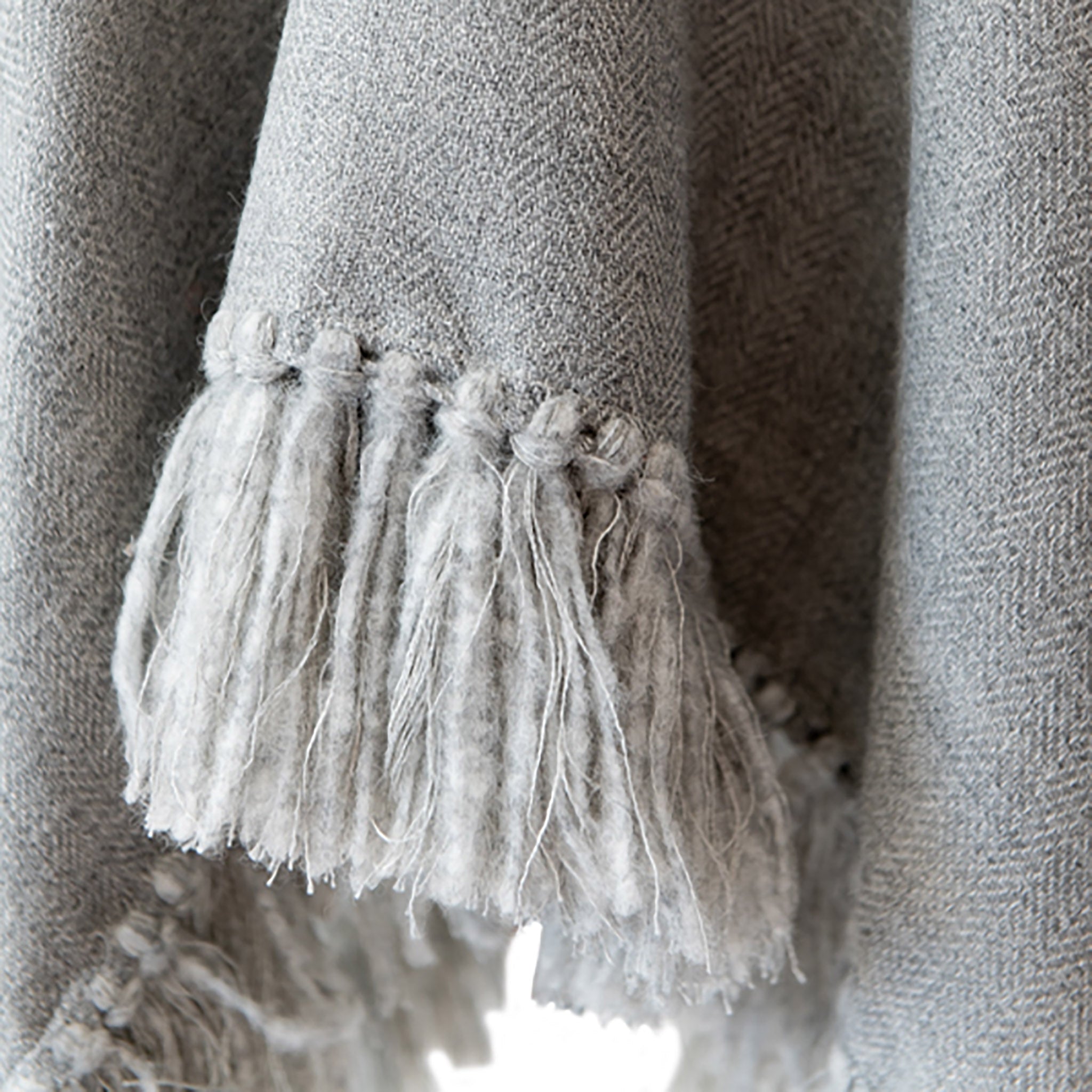 Stick & Ball-Long Fringed Alpaca Poncho-Apparel-