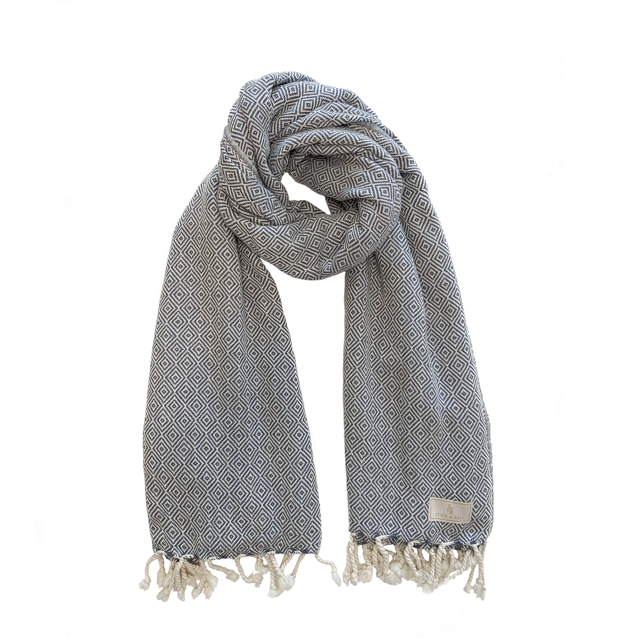 stick-and-ball-accessory-cotton-diamond-scarf-charcoal-grey