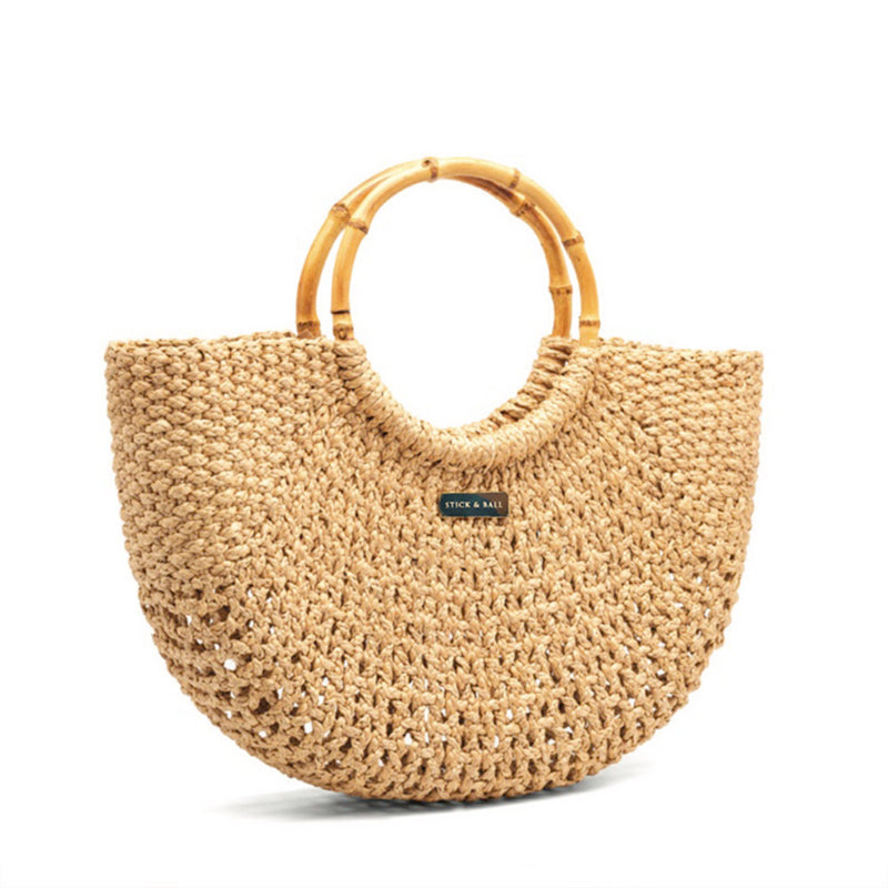 Woven Bag | The Camille | Stick & Ball