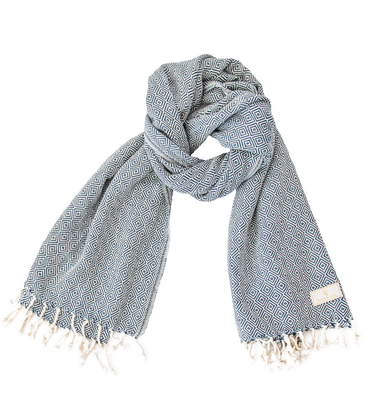 stick-and-ball-accessory-cotton-diamond-scarf-navy-blue