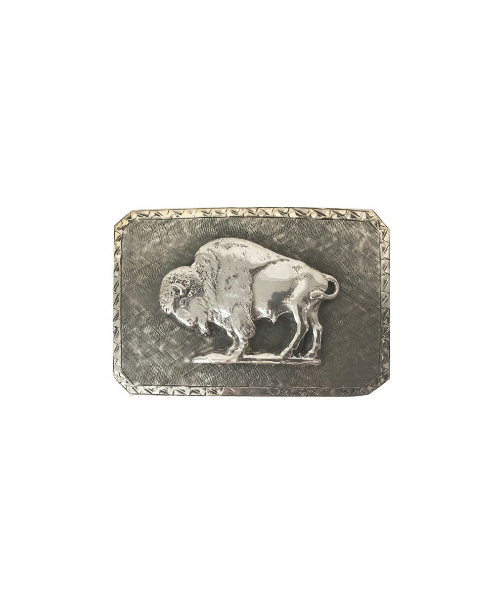 Stick & Ball-Belt Buckle | Bison | Sterling Silver | Stick & Ball-Accessory-Bison