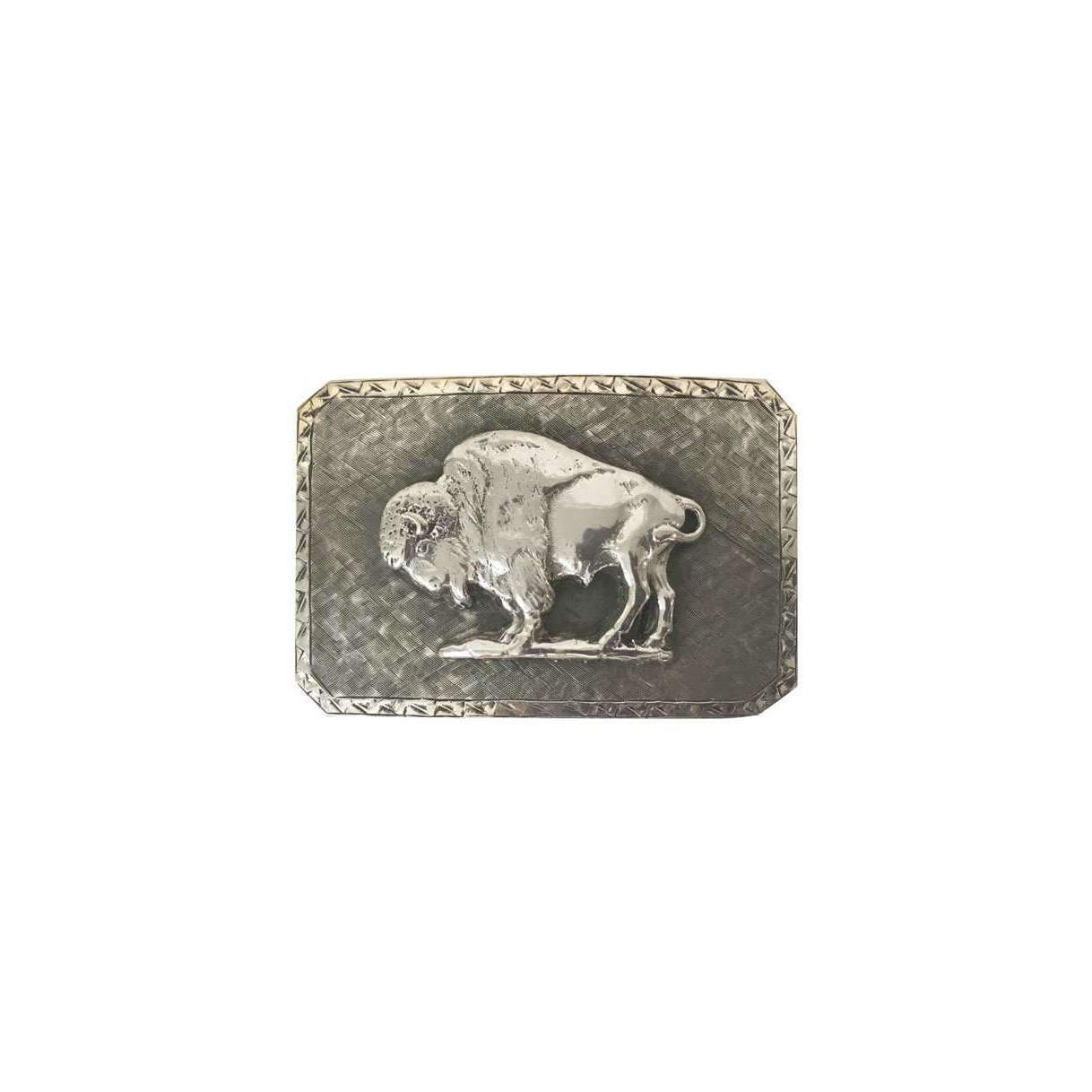 Stick & Ball-Belt Buckle | Bison | Sterling Silver | Stick & Ball-Accessory-Bison