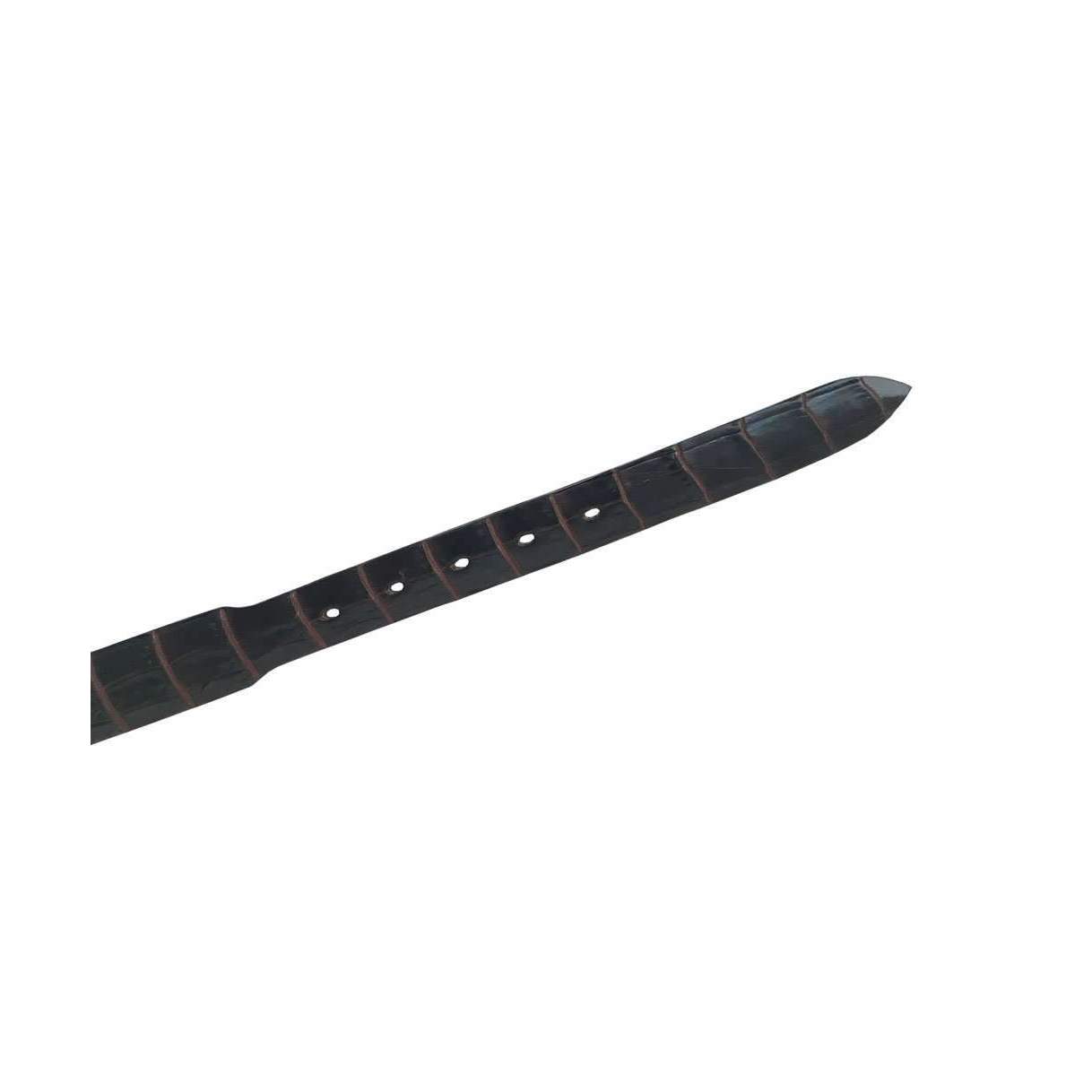 Stick & Ball designer multi brown croc belt