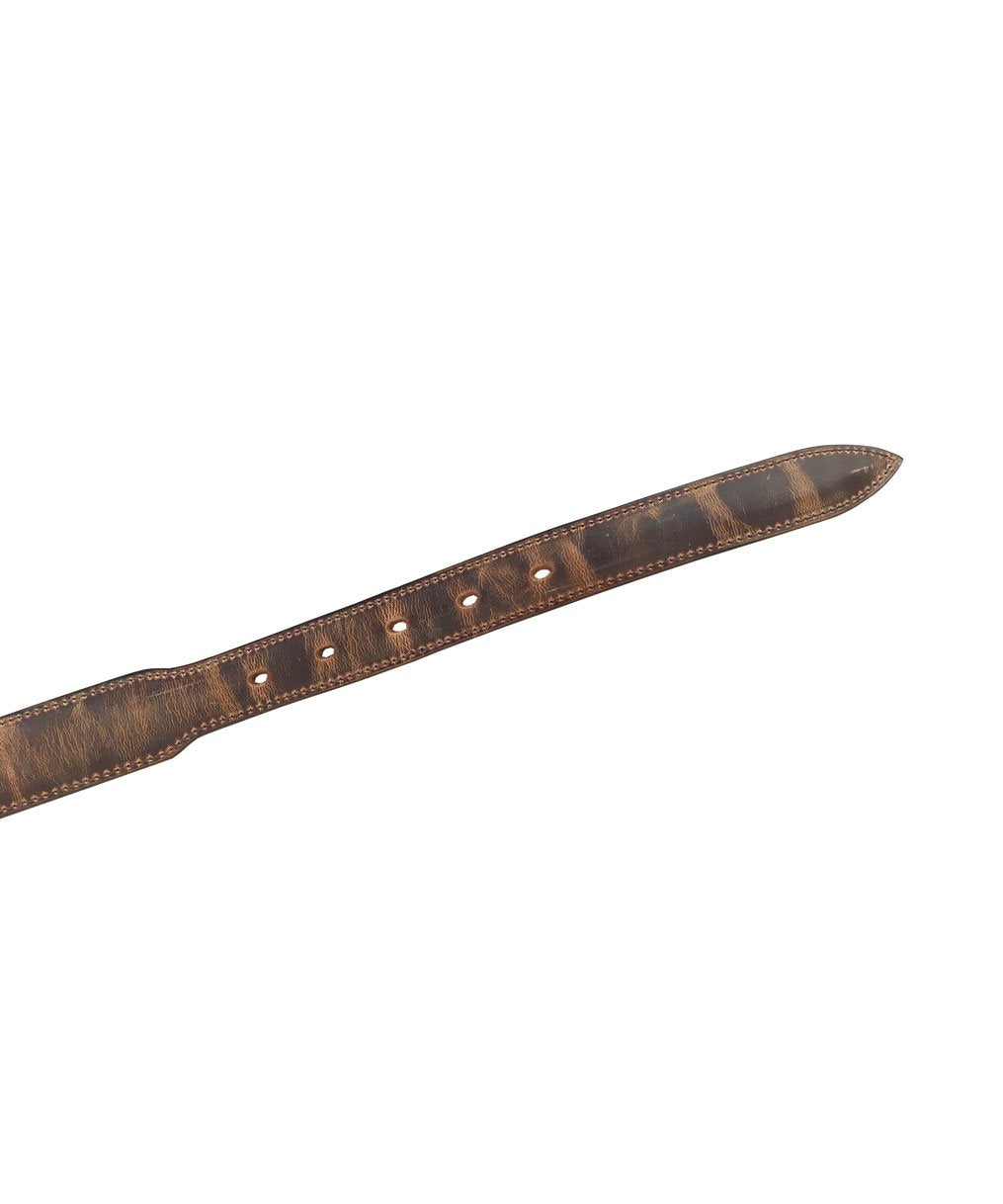 Stick & Ball-Designer Goat Leather Belt | Tan | Tapered | Stick & Ball-Accessory-